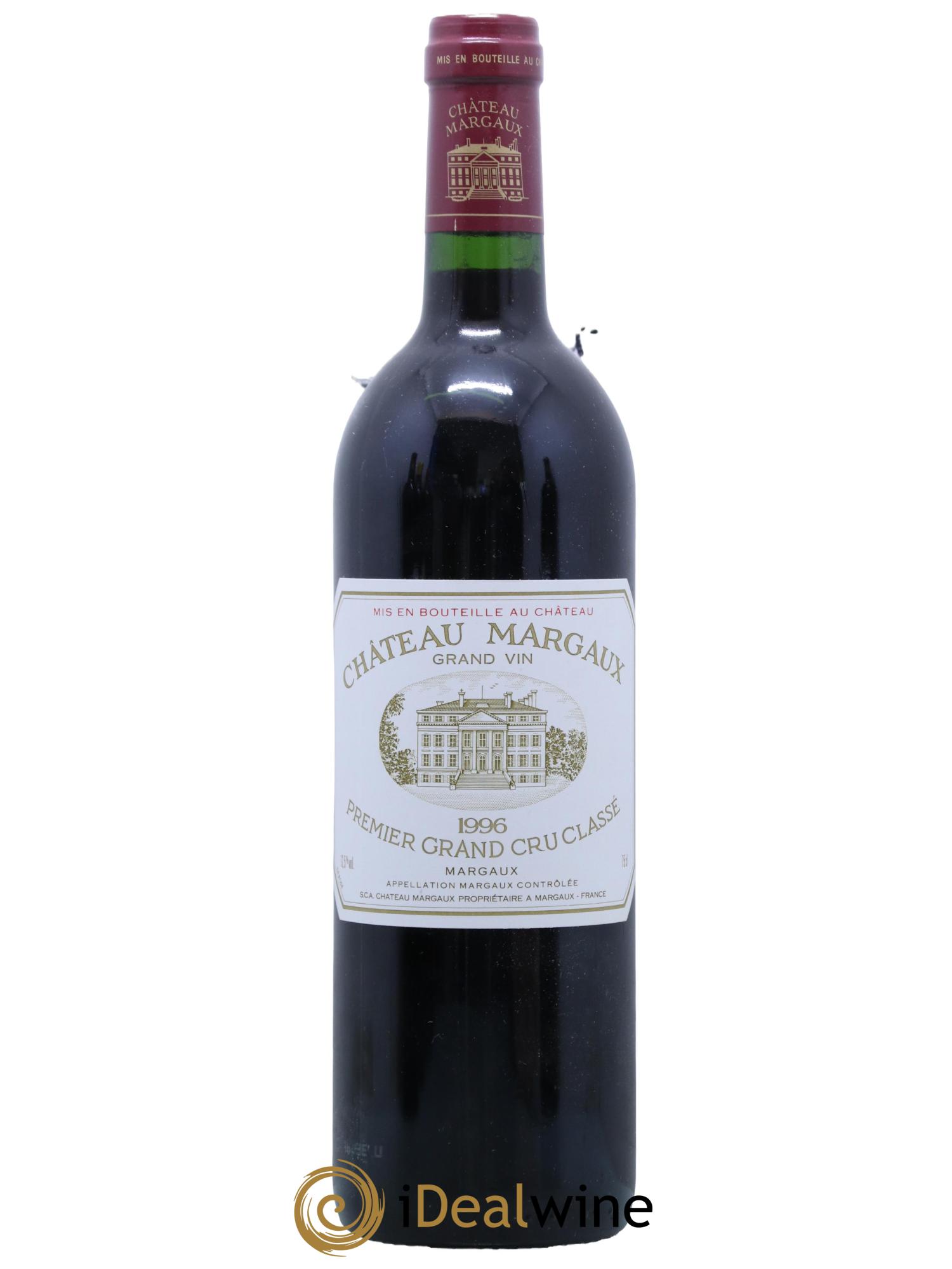 Château Margaux 1er Grand Cru Classé 1996 - Lot de 1 bouteille - 0