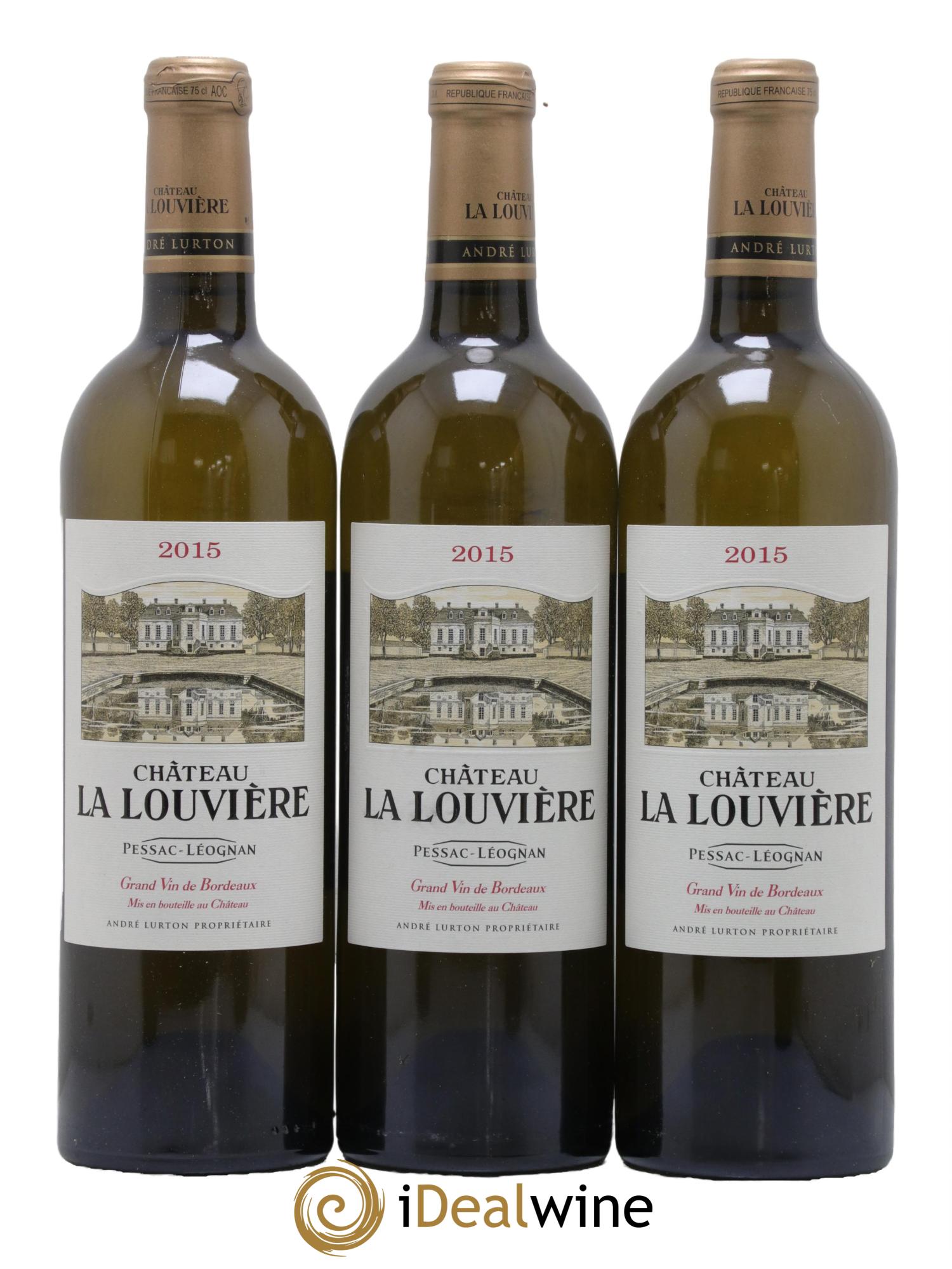 Château la Louvière 2015 - Lot de 6 bouteilles - 2