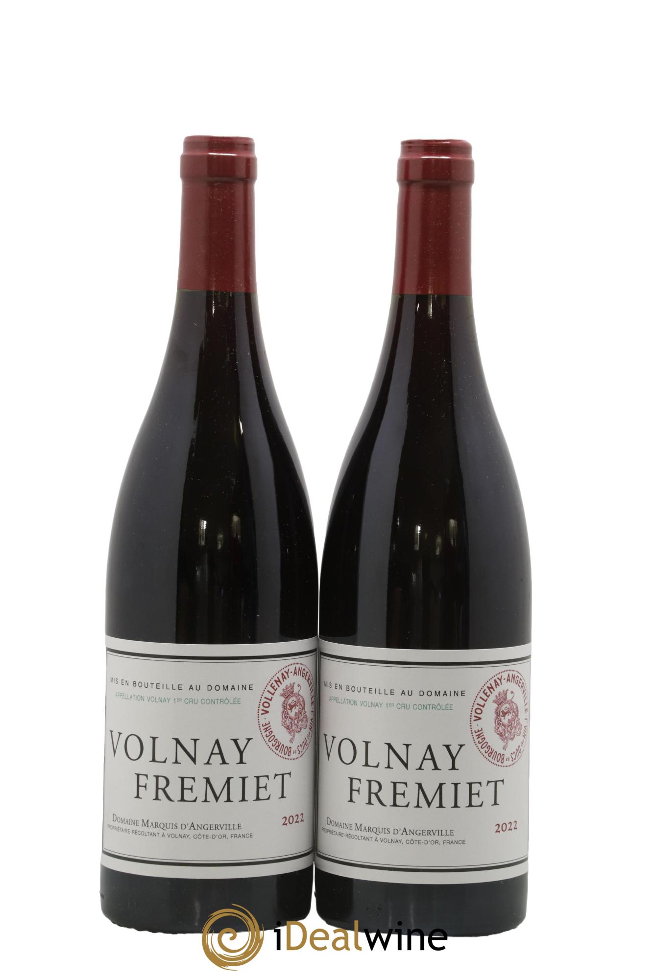 Volnay 1er Cru Frémiet Marquis d'Angerville (Domaine) 2022 - Lot of 2 bottles - 0