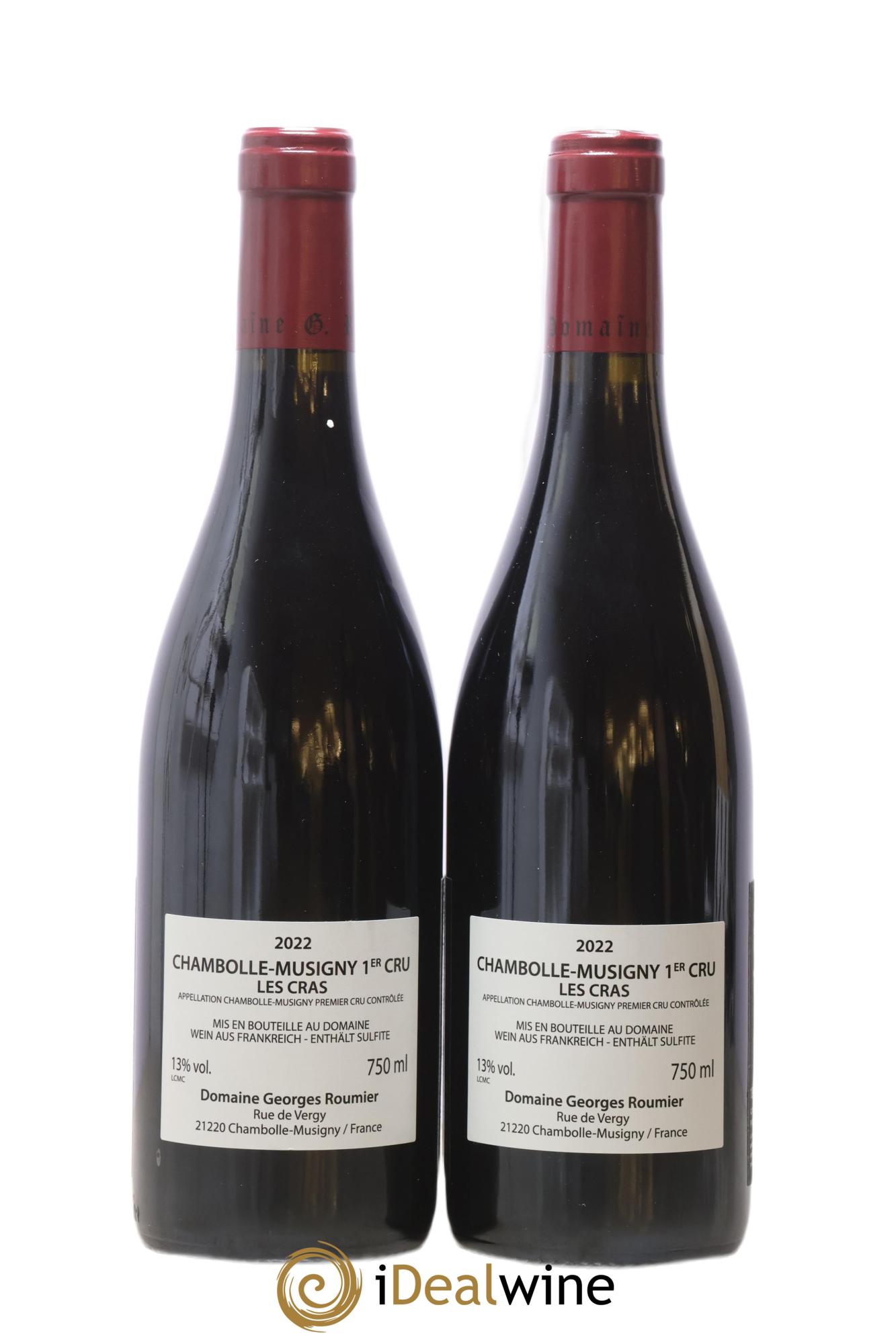 Chambolle-Musigny 1er Cru Les Cras Georges Roumier (Domaine) 2022 - Lot de 2 bouteilles - 1
