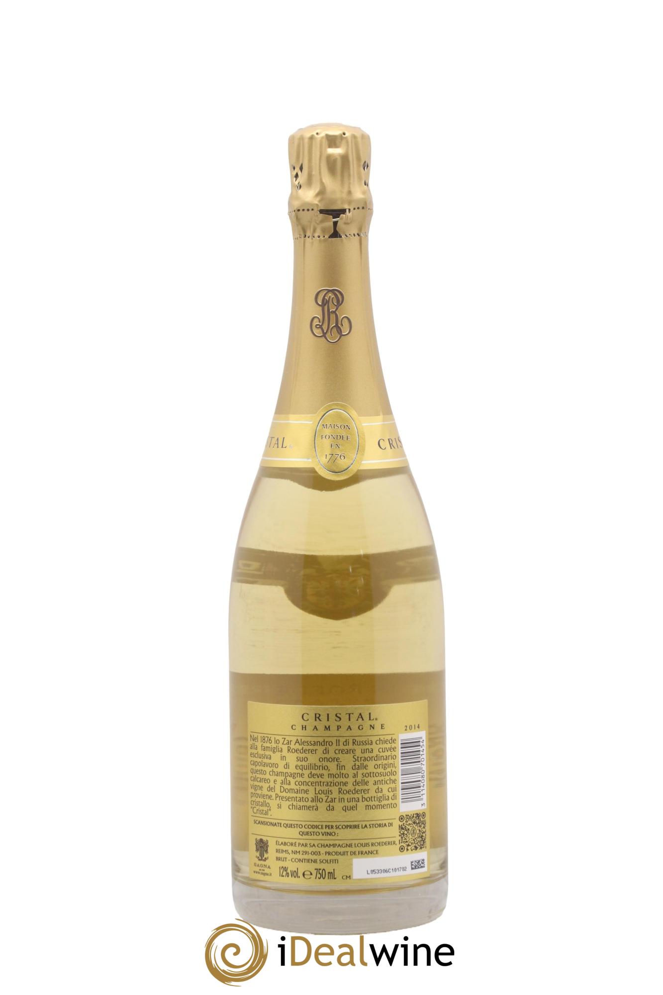 Cristal Louis Roederer 2014 - Lot de 1 bouteille - 2