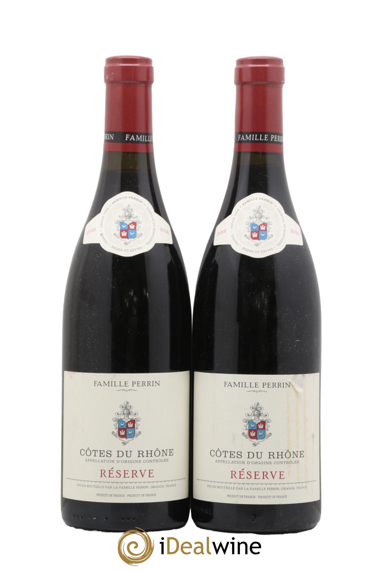 Côtes-du-Rhône Réserve Famille Perrin 2010 - Lot de 2 bouteilles - 0