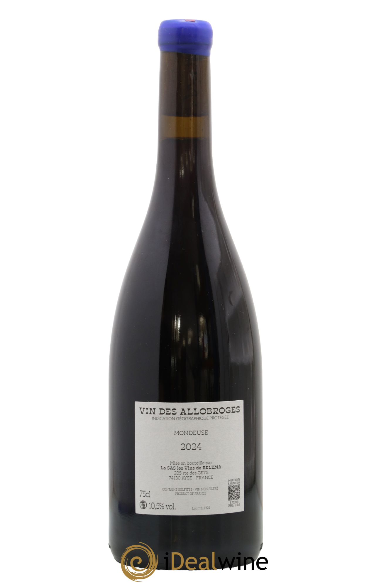 Vin des Allobroges Bouquet de Nerfs Les Vins de Belema 2024 - Lot de 1 bouteille - 1