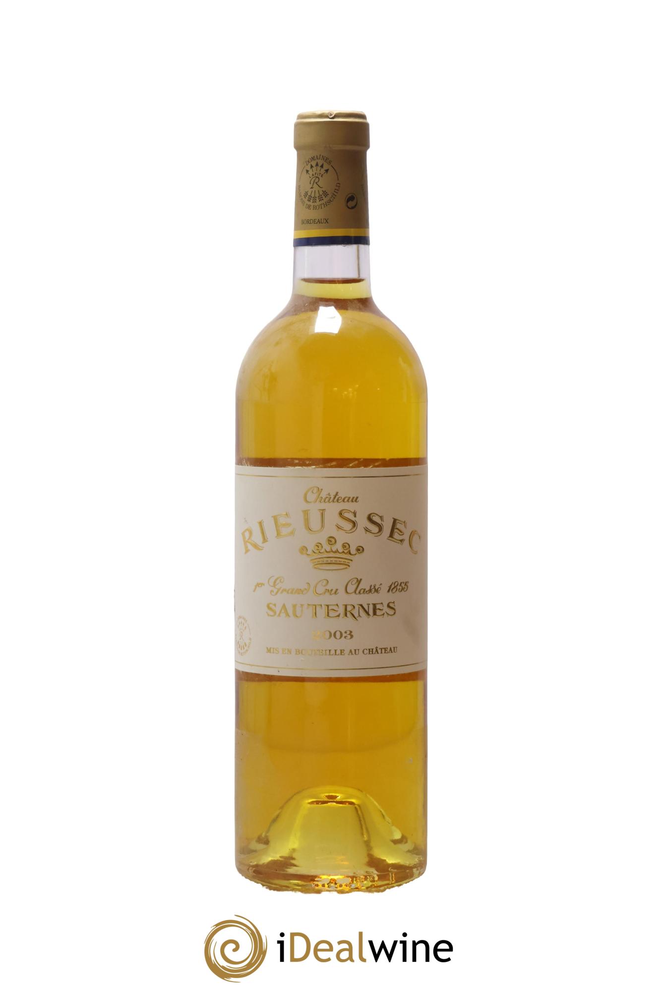 Château Rieussec 1er Grand Cru Classé 2003 - Lot de 1 bouteille - 0