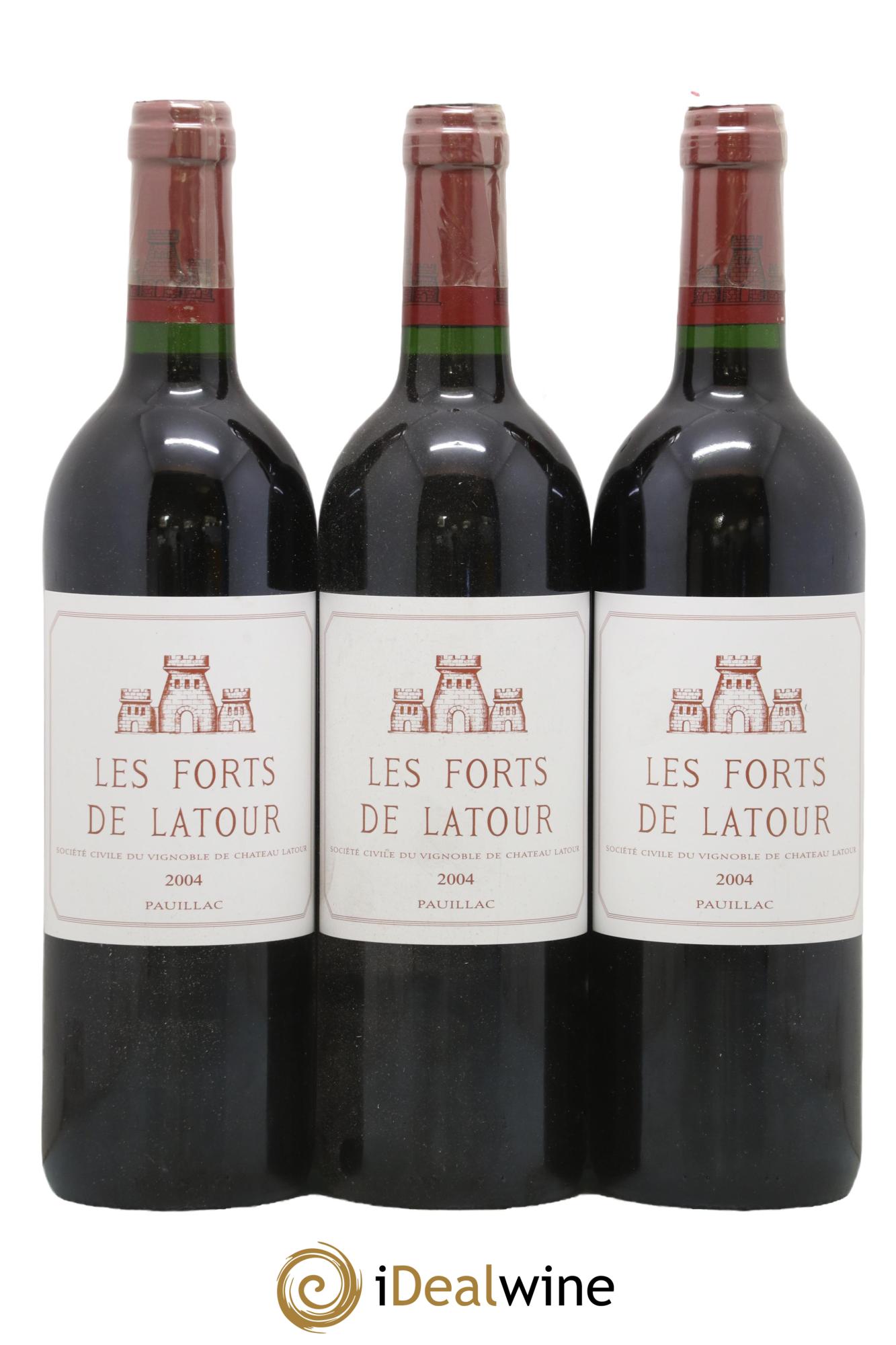 Les Forts de Latour Second Vin 2004 - Lot de 3 bouteilles - 0