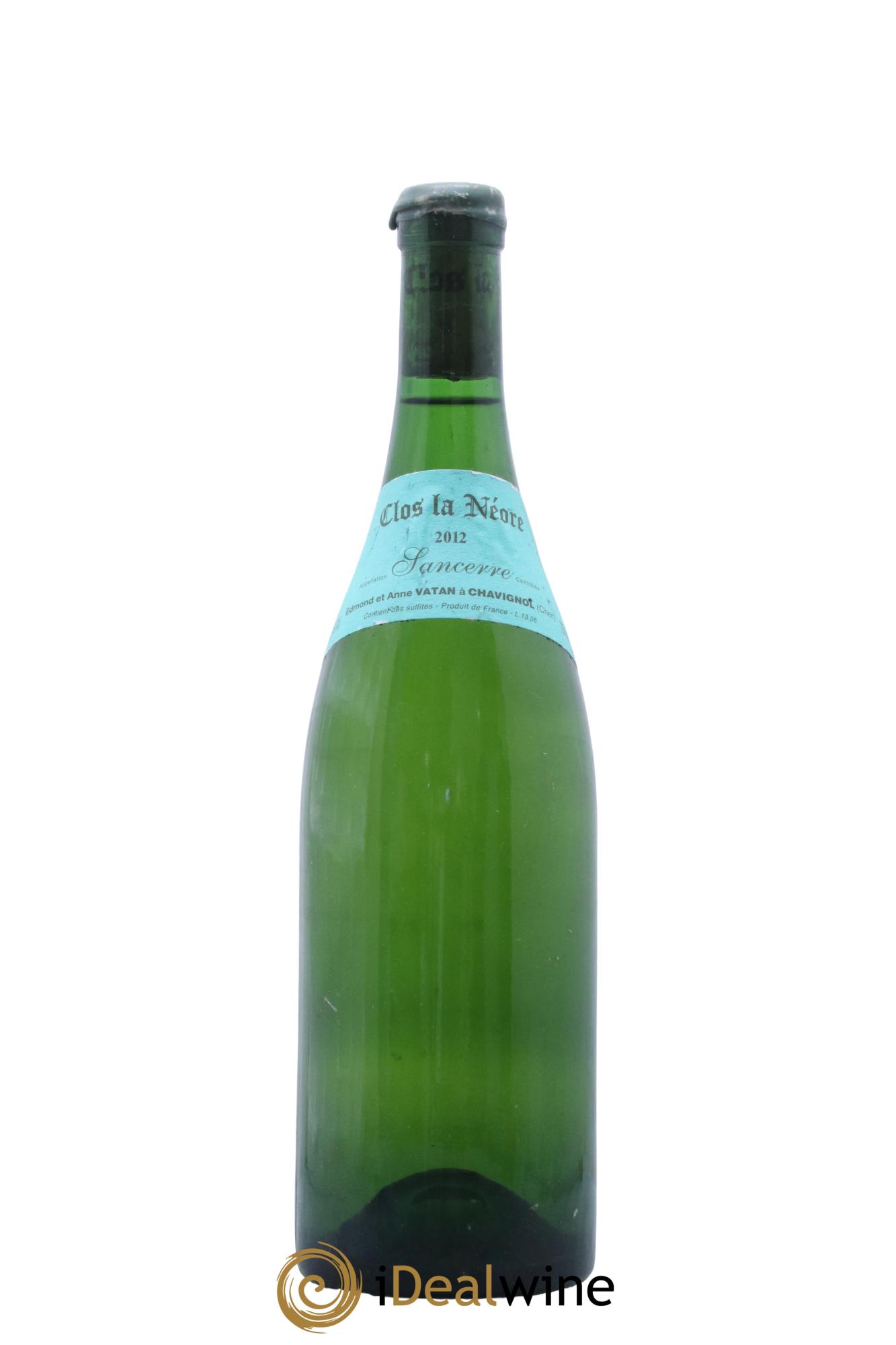 Sancerre Clos la Neore Edmond Vatan 2012 - Lot de 1 bouteille - 0