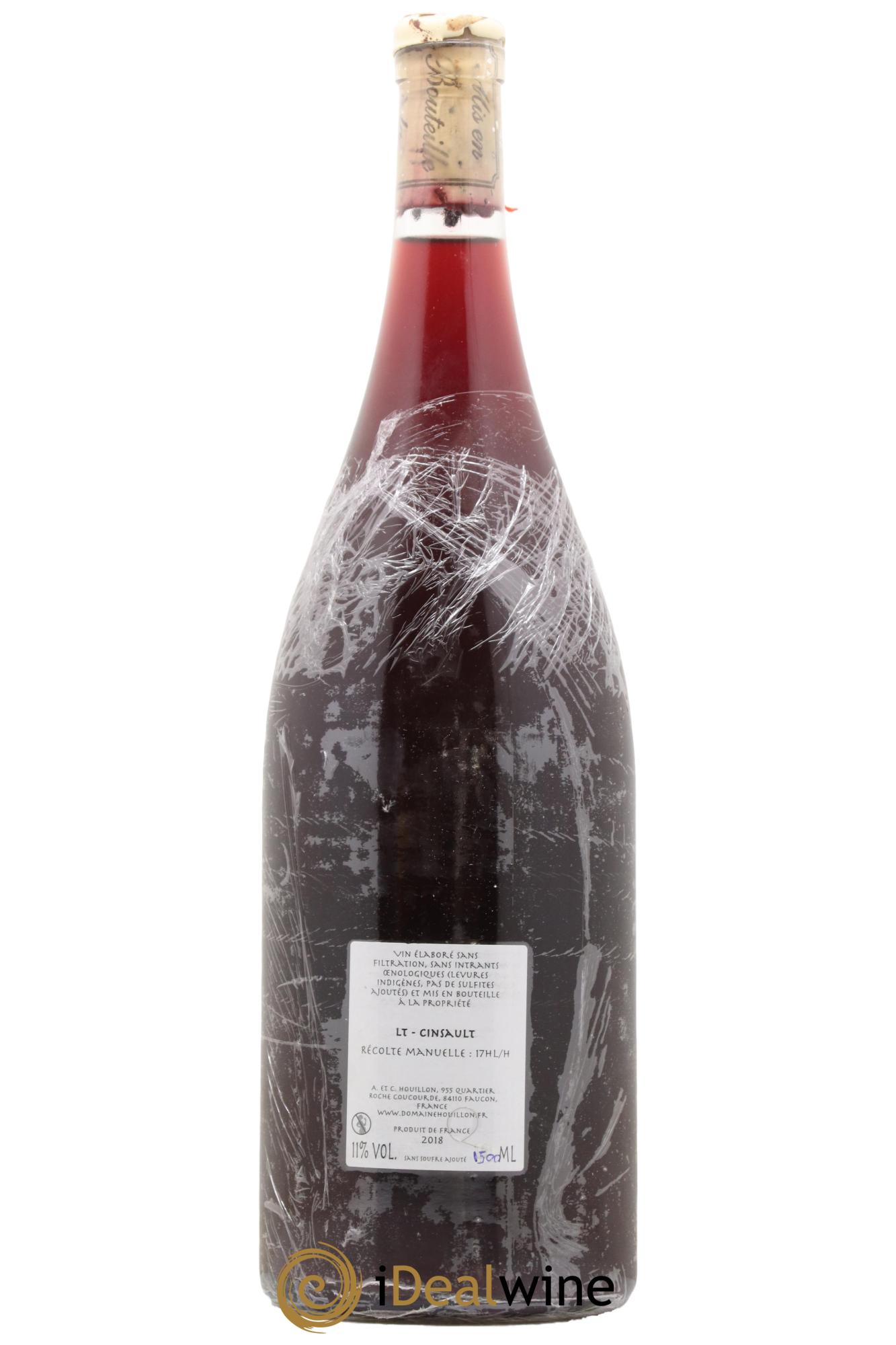 Vin de France Cinsault Aurélien et Charlotte Houillon 2018 - Lot de 1 magnum - 1