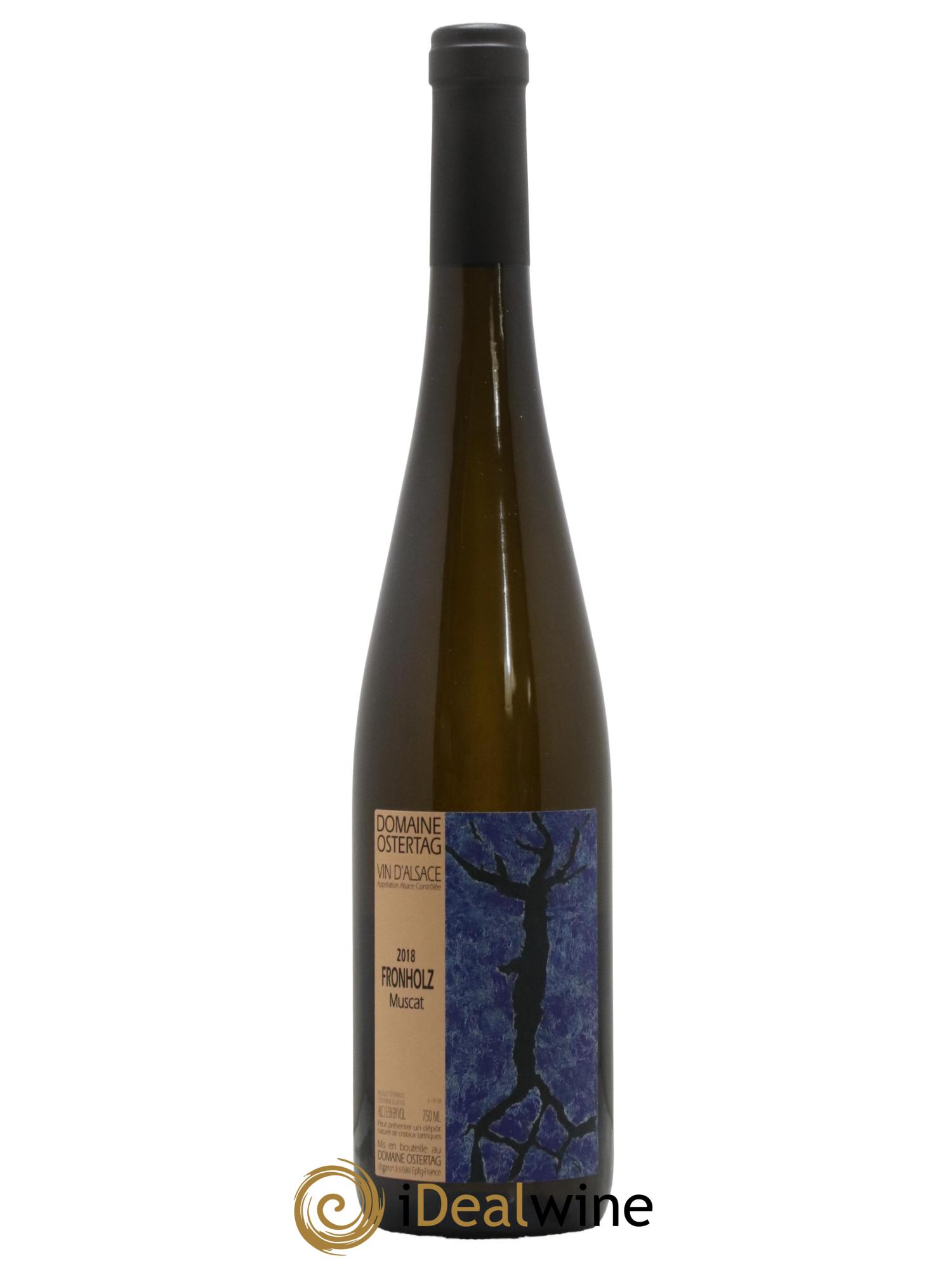 Alsace Muscat Fronholz Ostertag (Domaine) 2018 - Lot de 1 bouteille - 0