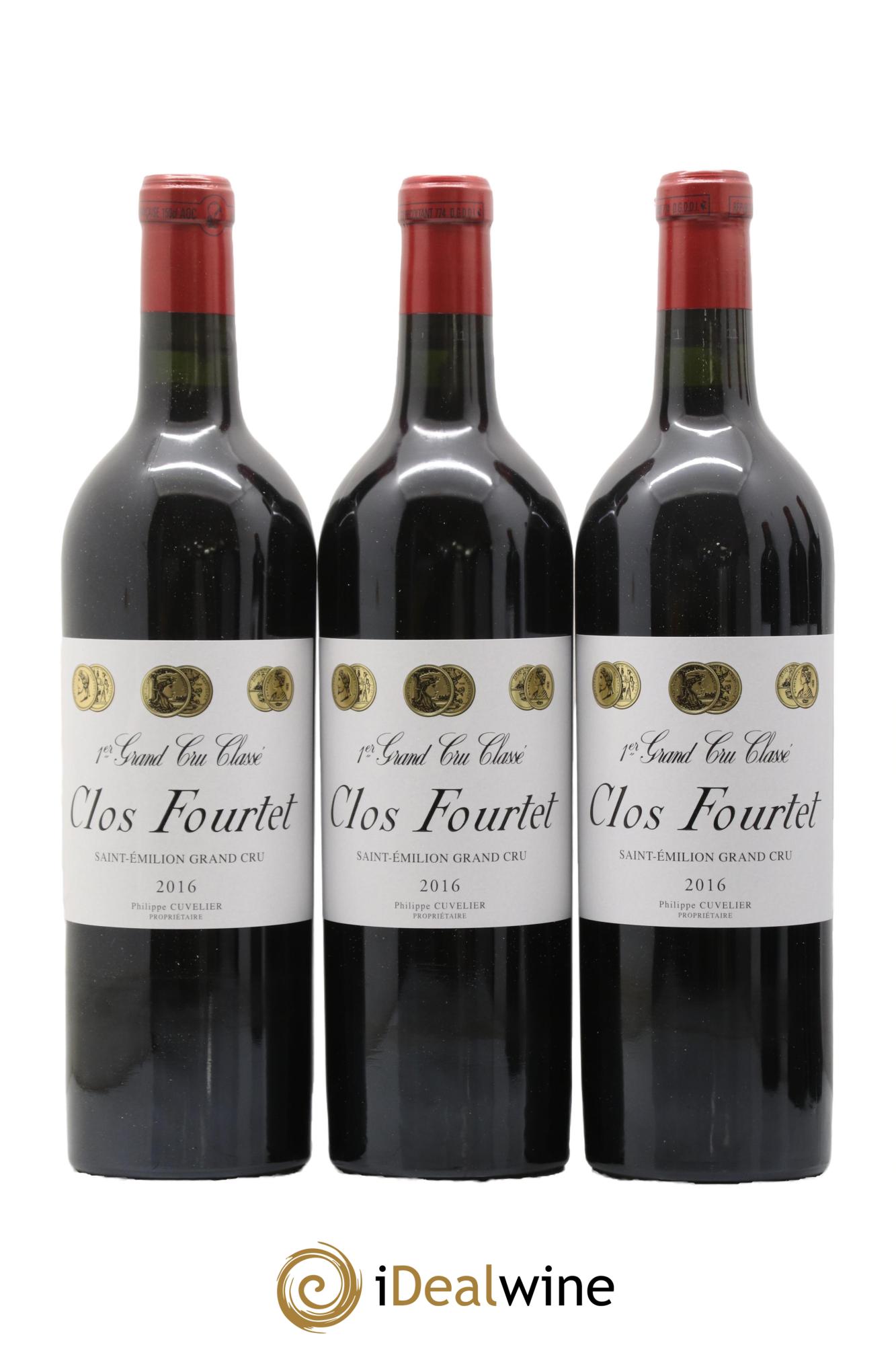 Clos Fourtet 1er Grand Cru Classé B 2016 - Lotto di 6 bottiglie - 1
