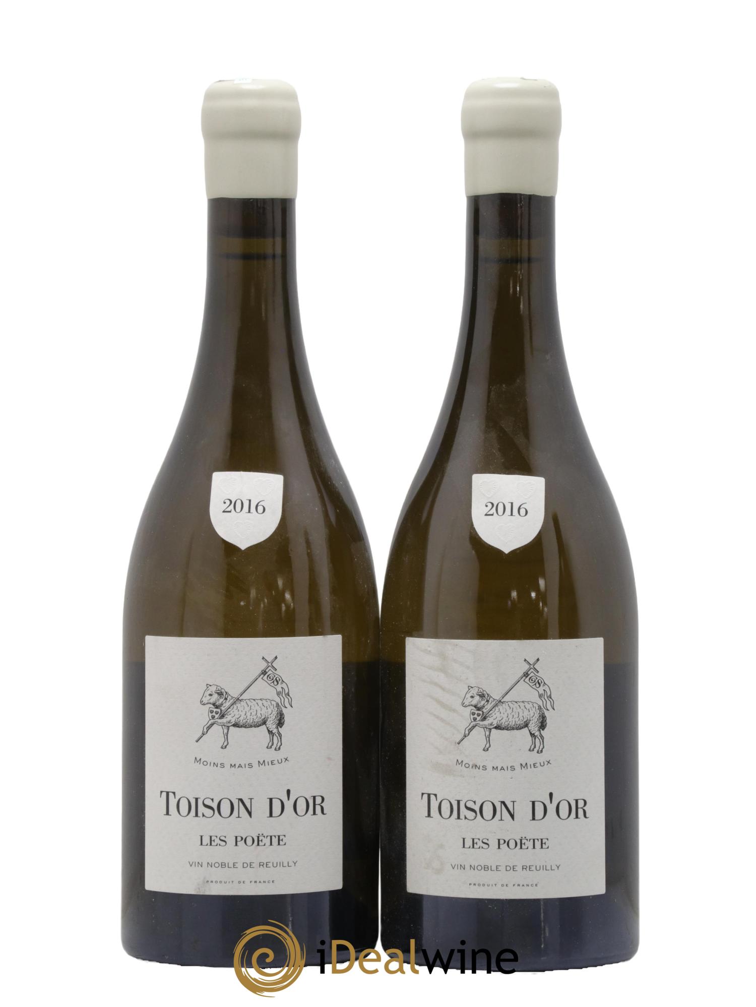 Vin de France (anciennement Reuilly) Toison d'Or Les Poëte 2016 - Lot de 2 bouteilles - 0