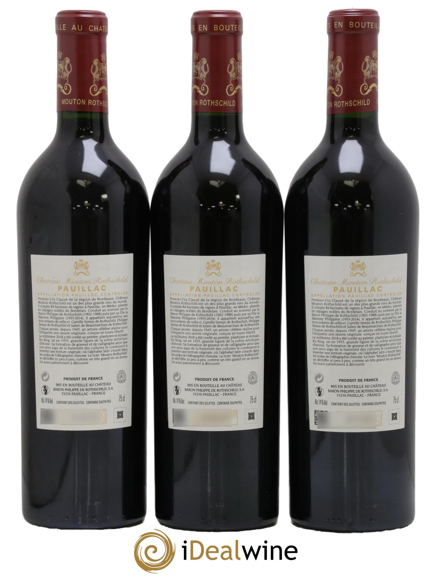 Château Mouton Rothschild 1er Grand Cru Classé 2018 - Lotto di 6 bottiglie - 4