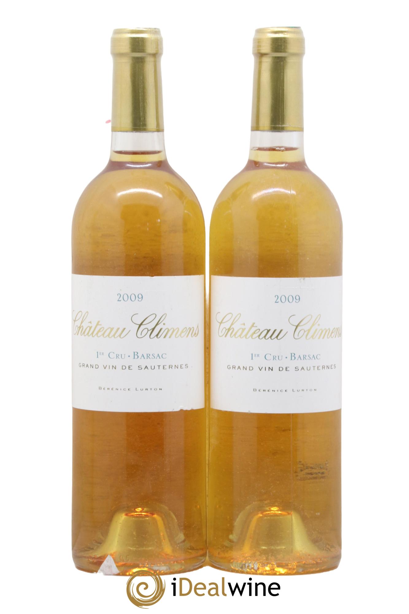 Château Climens 1er Grand Cru Classé 2009 - Lot of 2 bottles - 0