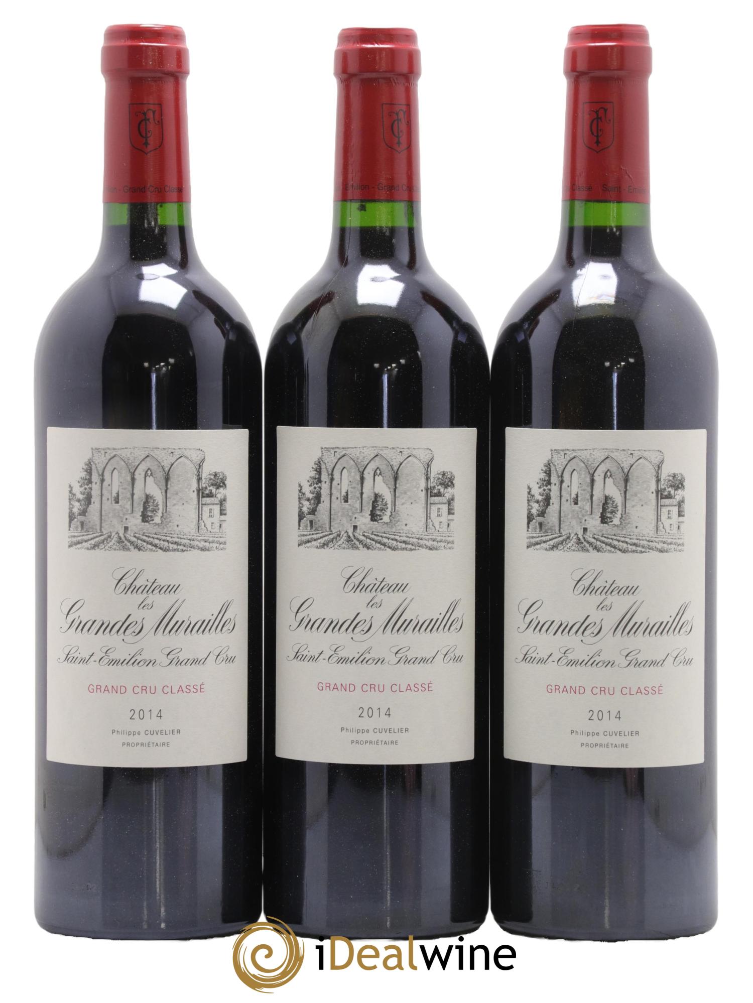 Château les Grandes Murailles Grand Cru Classé 2014 - Lot de 6 bouteilles - 1