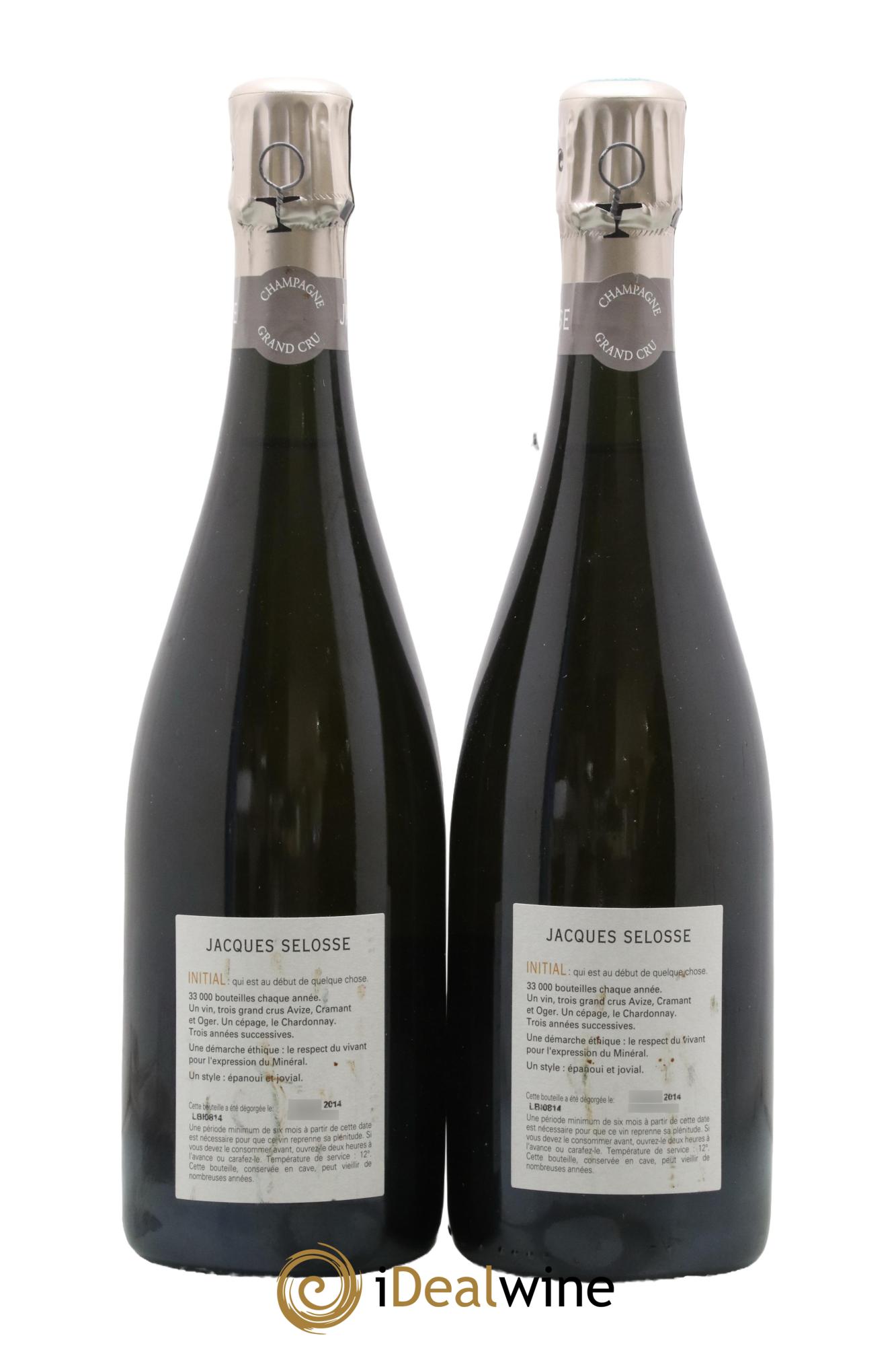 Initial Brut Jacques Selosse - Lot de 2 bouteilles - 1