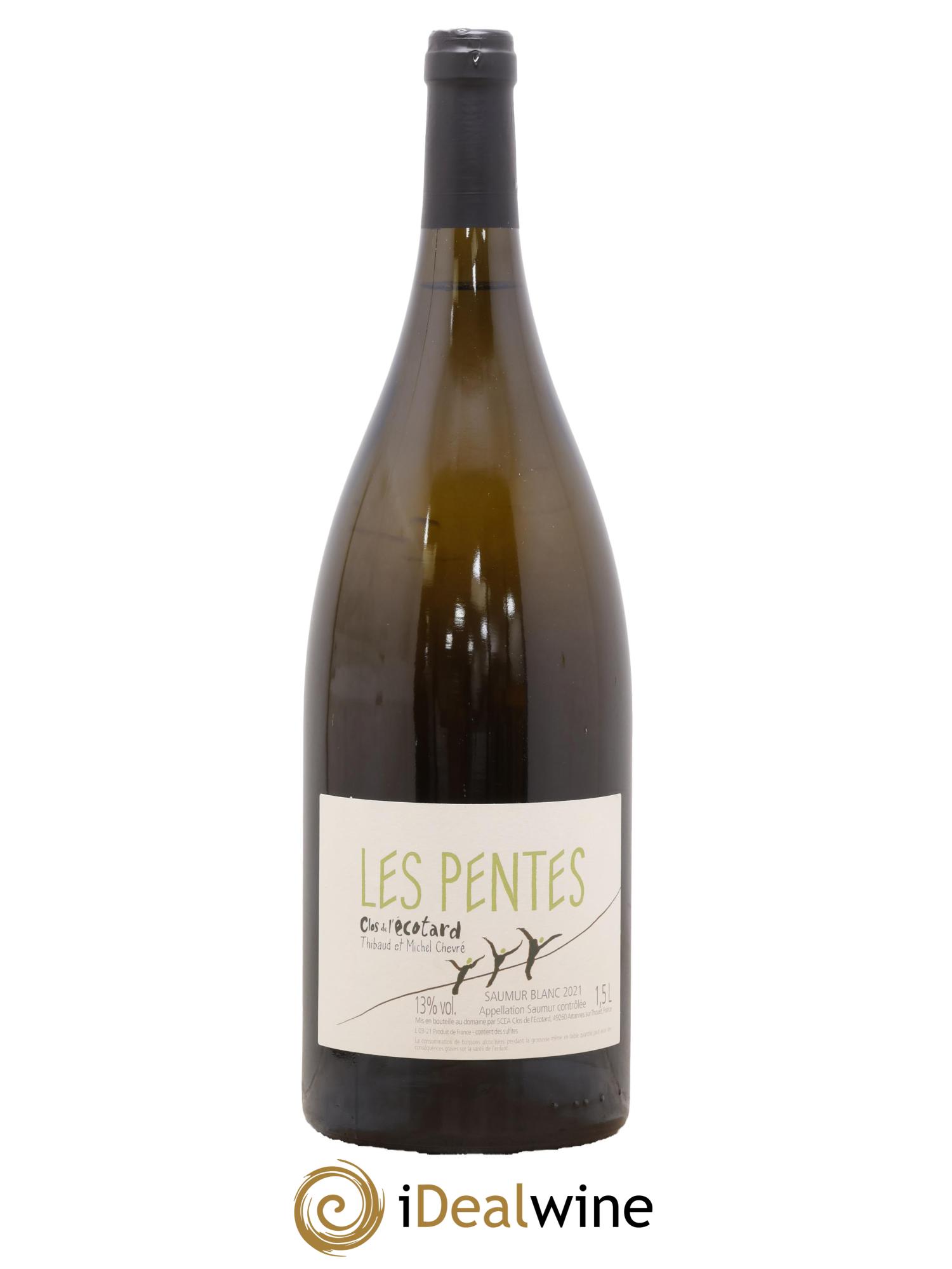 Saumur Les Pentes du Clos de l'Ecotard Domaine des Roches Neuves - Thierry Germain 2021 - Lot de 1 magnum - 0