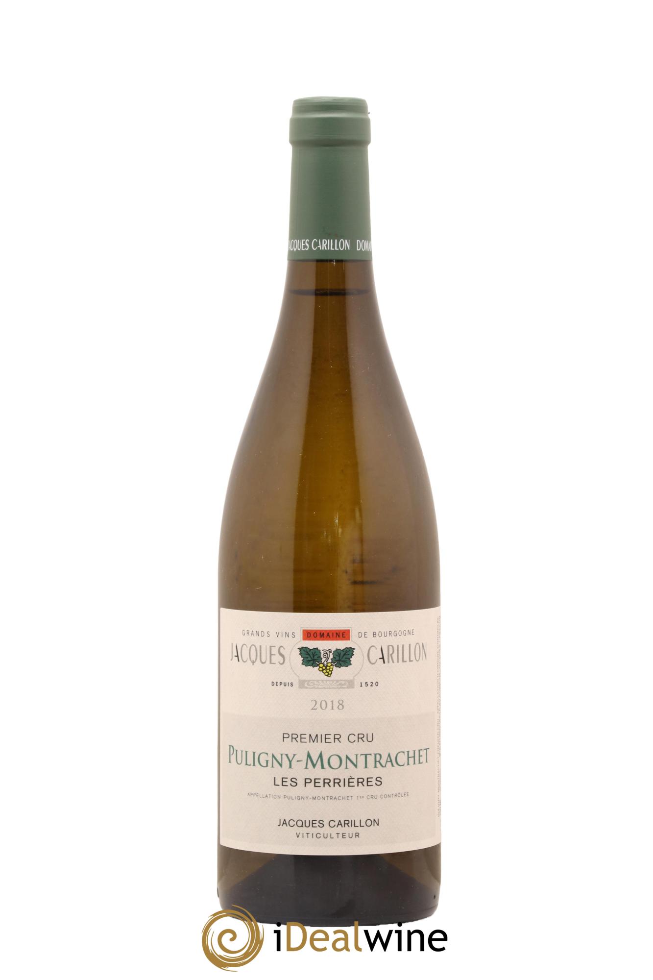 Puligny-Montrachet 1er Cru Les Perrières Jacques Carillon (Domaine) 2018 - Posten von 1 Flasche - 0