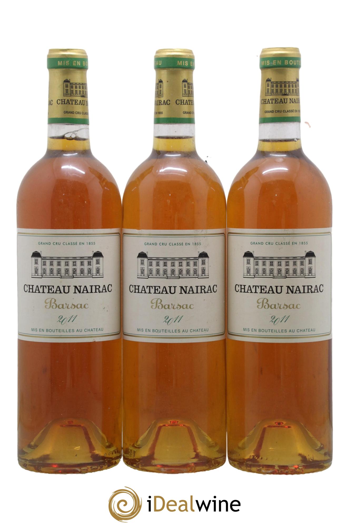 Château Nairac 2ème Grand Cru Classé 2011 - Lot of 3 bottles - 0