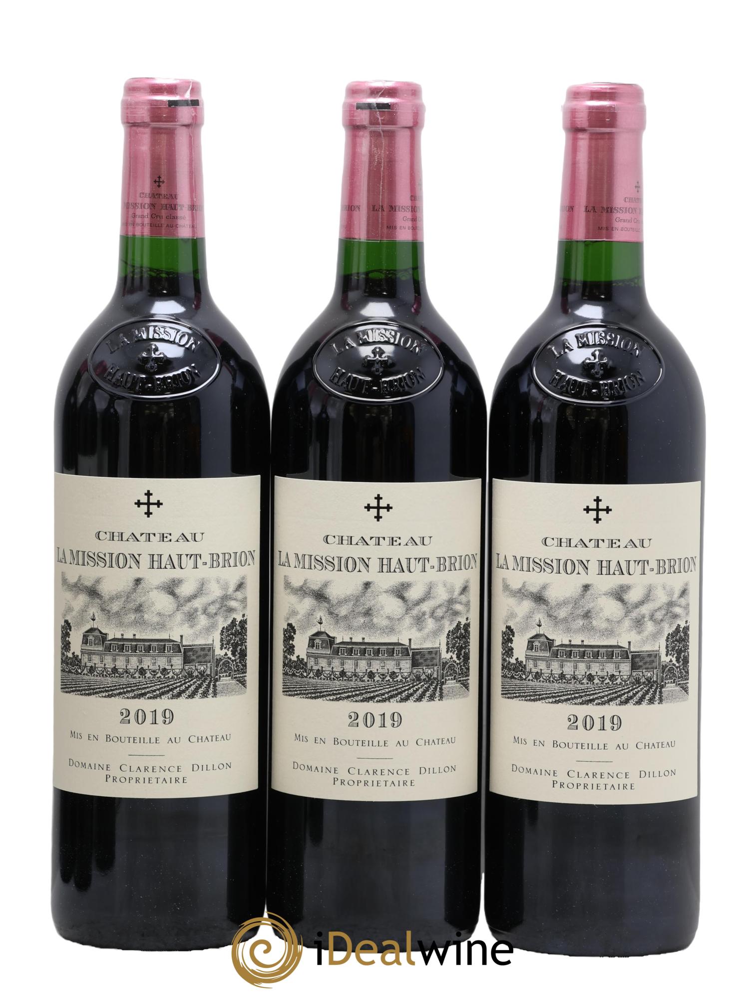 Château la Mission Haut-Brion Cru Classé de Graves 2019 - Lot de 6 bouteilles - 1