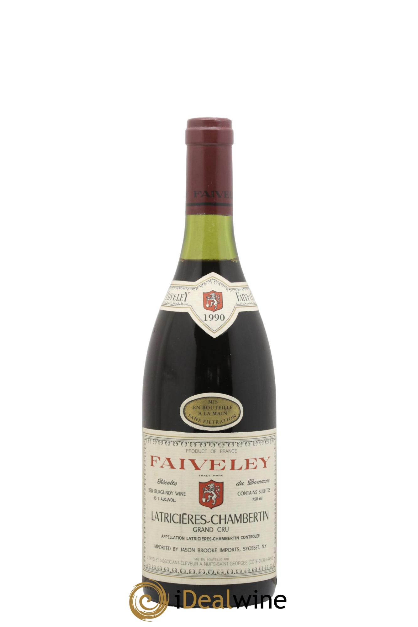 Latricières-Chambertin Grand Cru Faiveley 1990 - Lotto di 1 bottiglia - 0