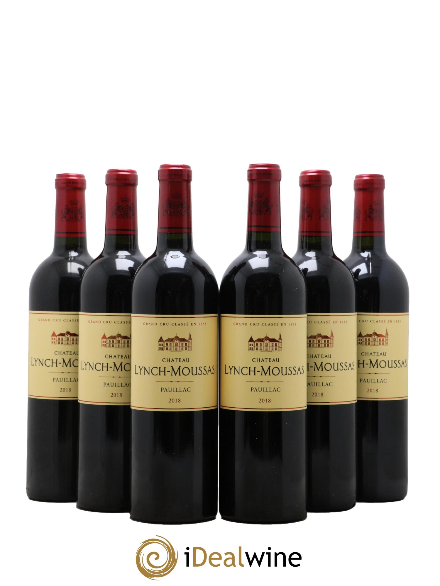 Château Lynch Moussas 5ème Grand Cru Classé 2018 - Lot of 6 bottles - 0