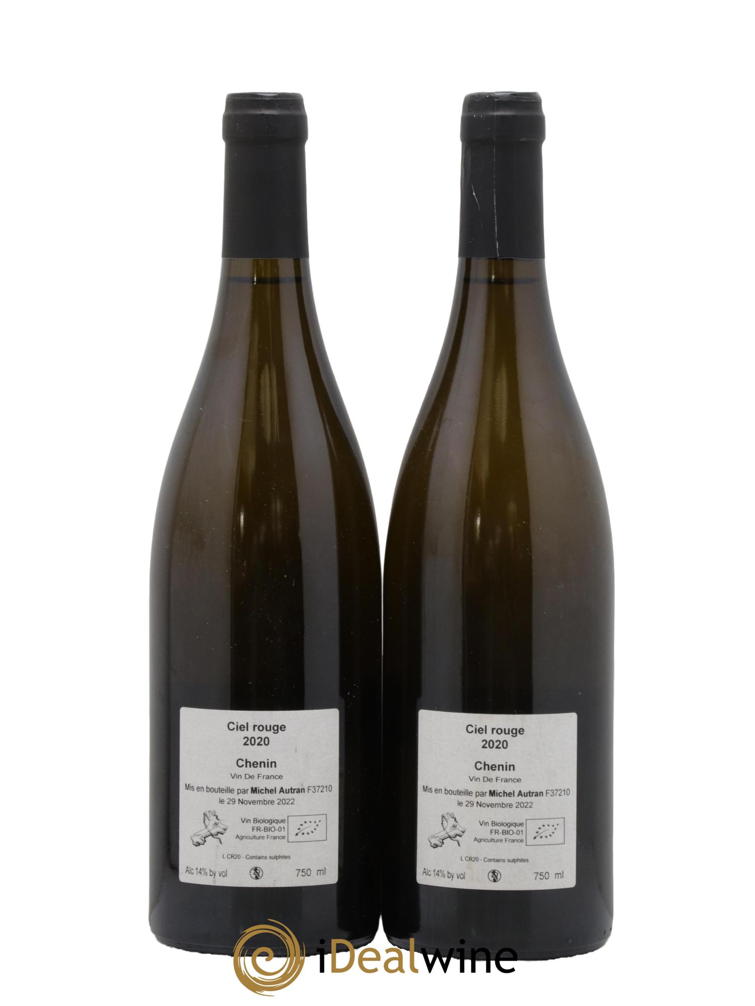 Vin de France Ciel Rouge Michel Autran 2020 - Lotto di 2 bottiglie - 1