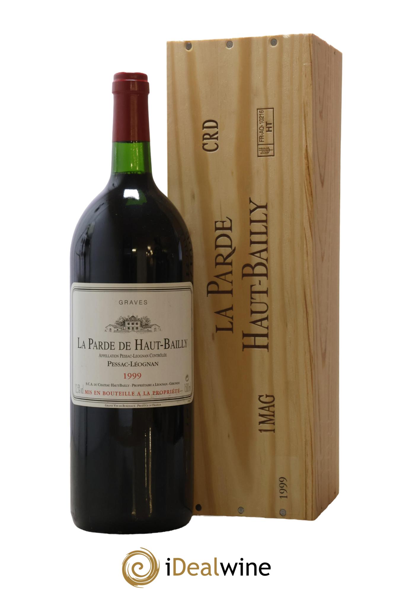 Haut Bailly II (Anciennement La Parde de Haut-Bailly) Second Vin 1999 - Lot de 1 magnum - 1