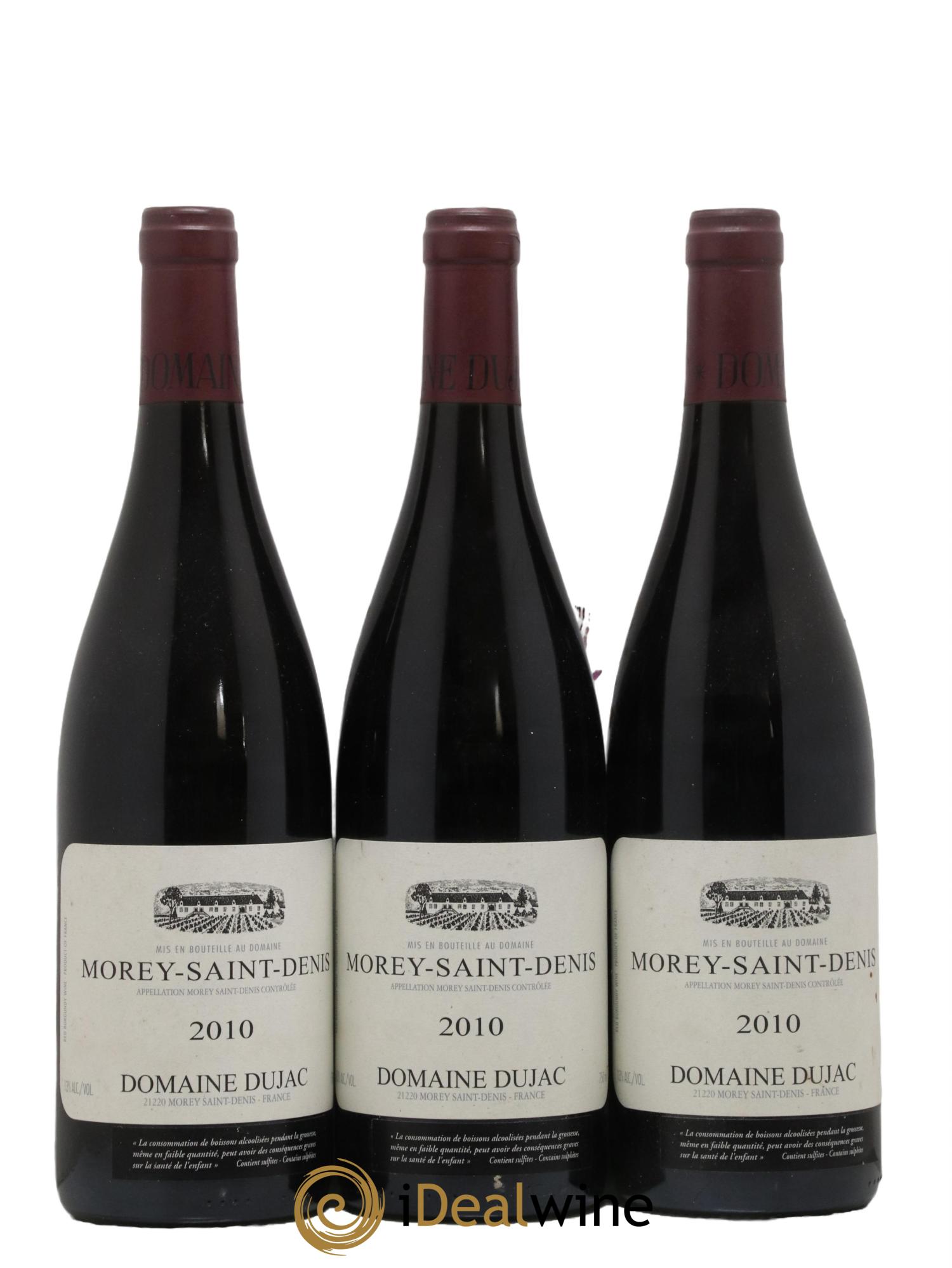 Morey-Saint-Denis Dujac (Domaine) 2010 - Lot de 3 bouteilles - 0
