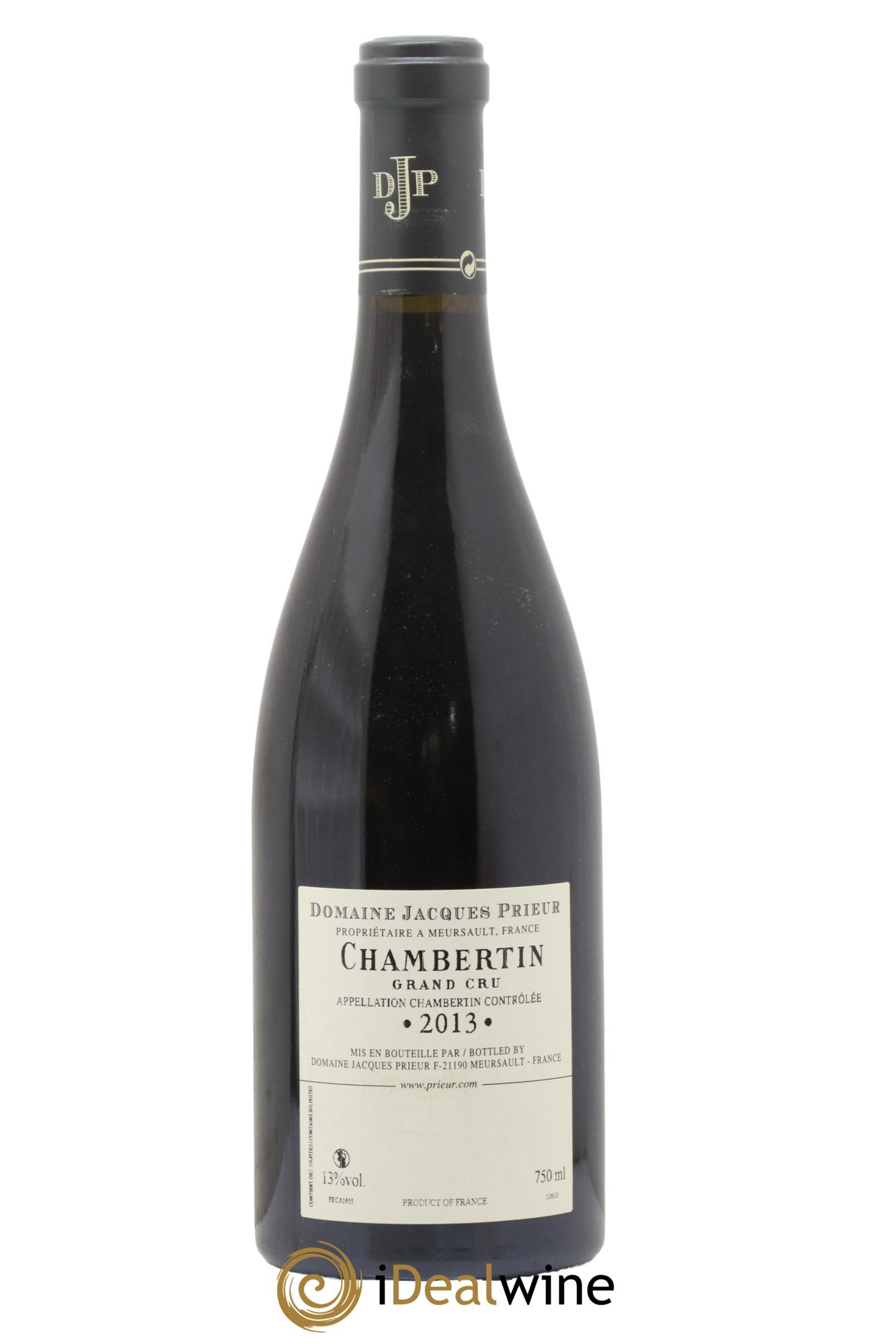 Chambertin Grand Cru Jacques Prieur (Domaine) 2013 - Lot of 1 bottle - 1