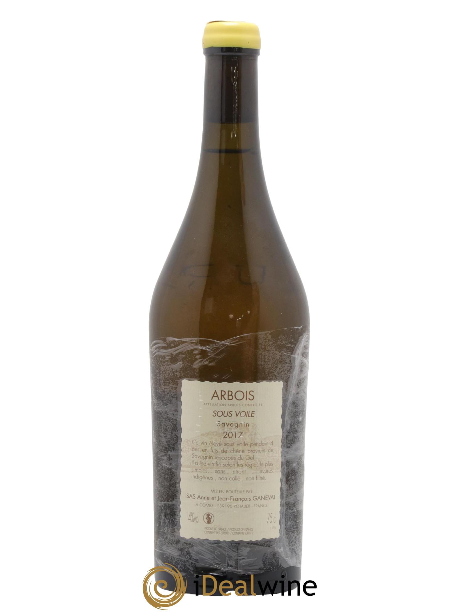 Arbois Savagnin Sous Voile Anne et Jean François Ganevat 2017 - Lot de 1 bouteille - 1
