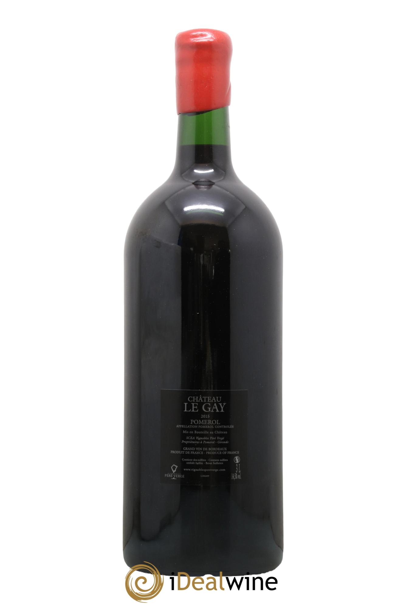 Château Le Gay 2015 - Lot de 1 double magnum - 1