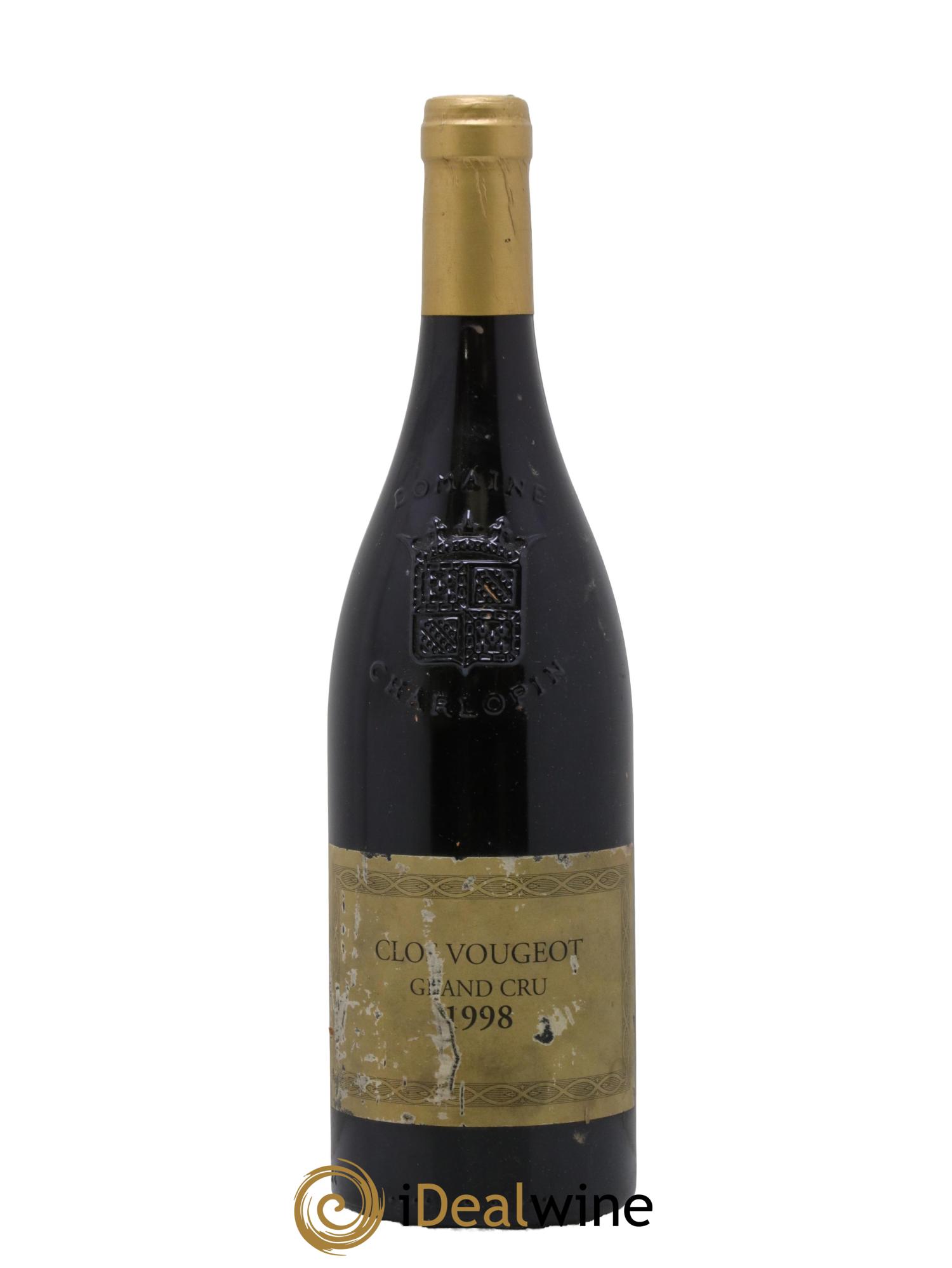 Clos de Vougeot Grand Cru Charlopin-Parizot 1998 - Lot de 1 bouteille - 0