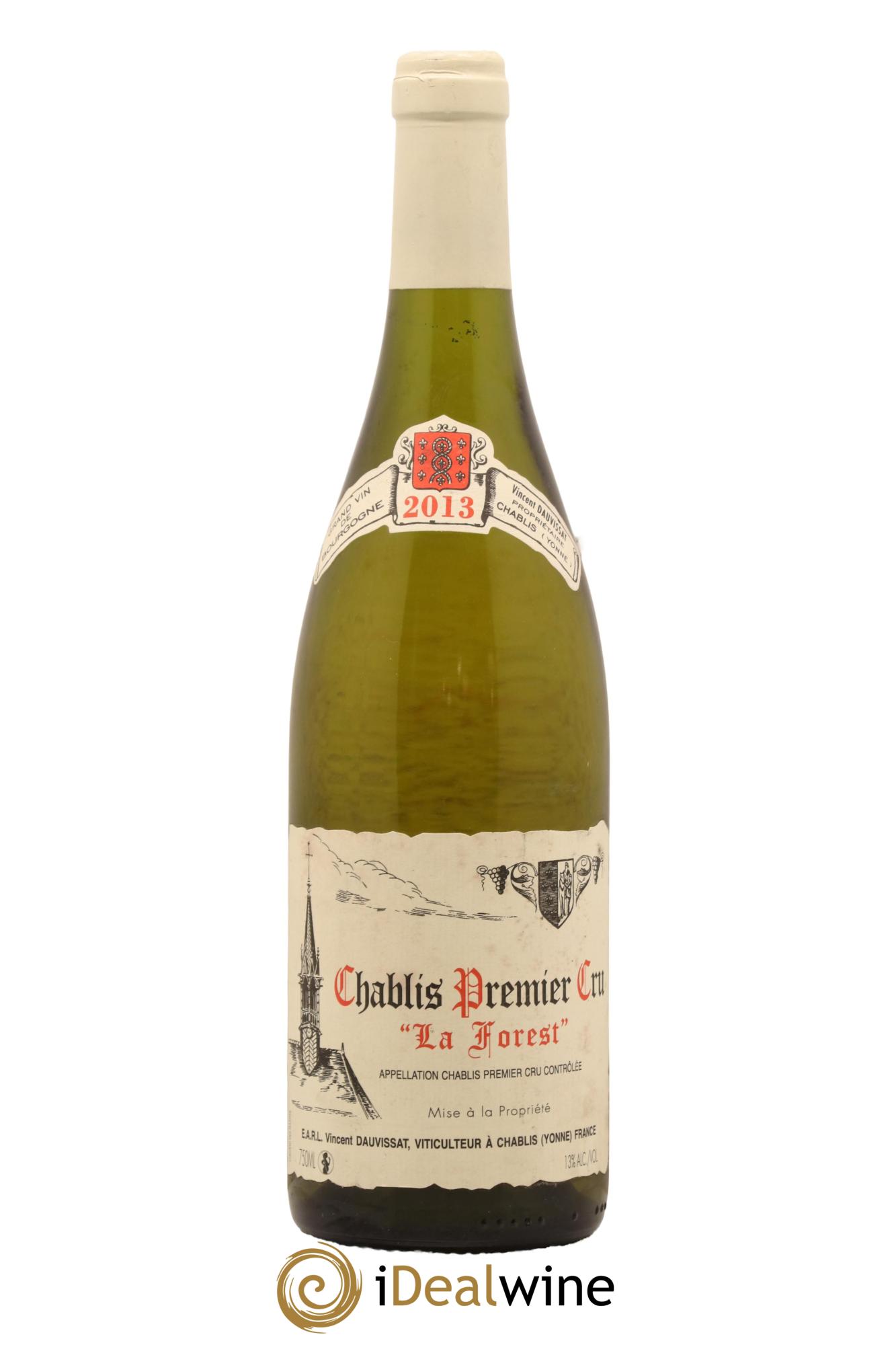 Chablis 1er Cru La Forest Vincent Dauvissat (Domaine) 2013 - Lot de 1 bouteille - 0