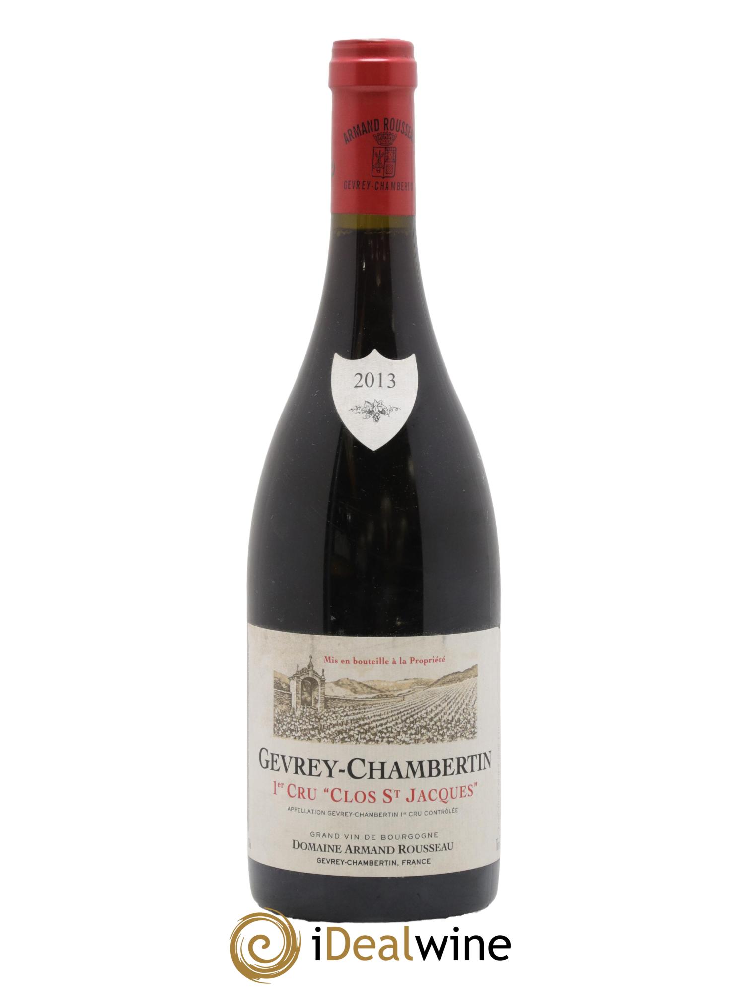 Gevrey-Chambertin 1er Cru Clos Saint-Jacques Armand Rousseau (Domaine) 2013 - Lot de 1 bouteille - 0