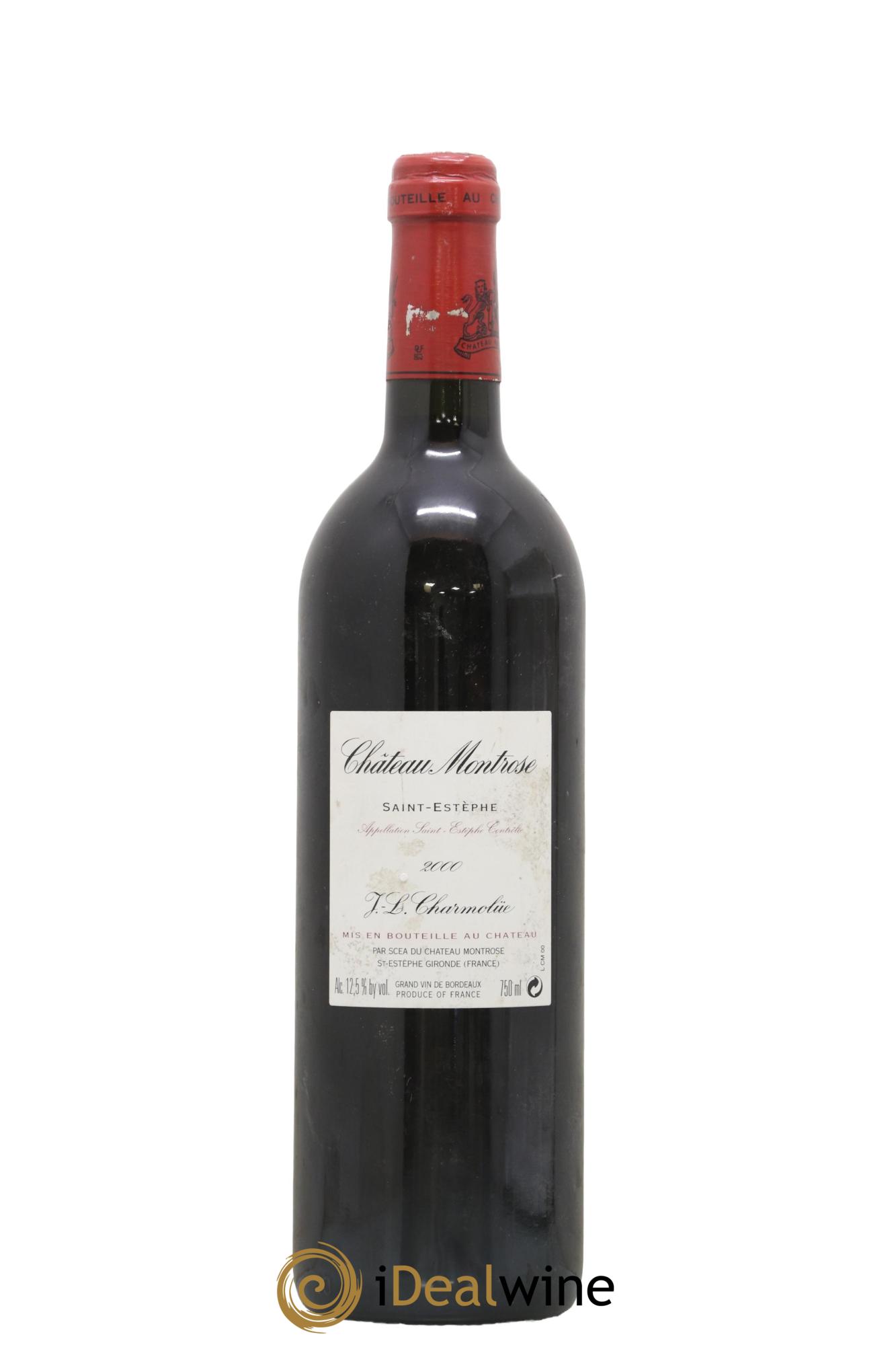 Château Montrose 2ème Grand Cru Classé 2000 - Lot de 1 bouteille - 1