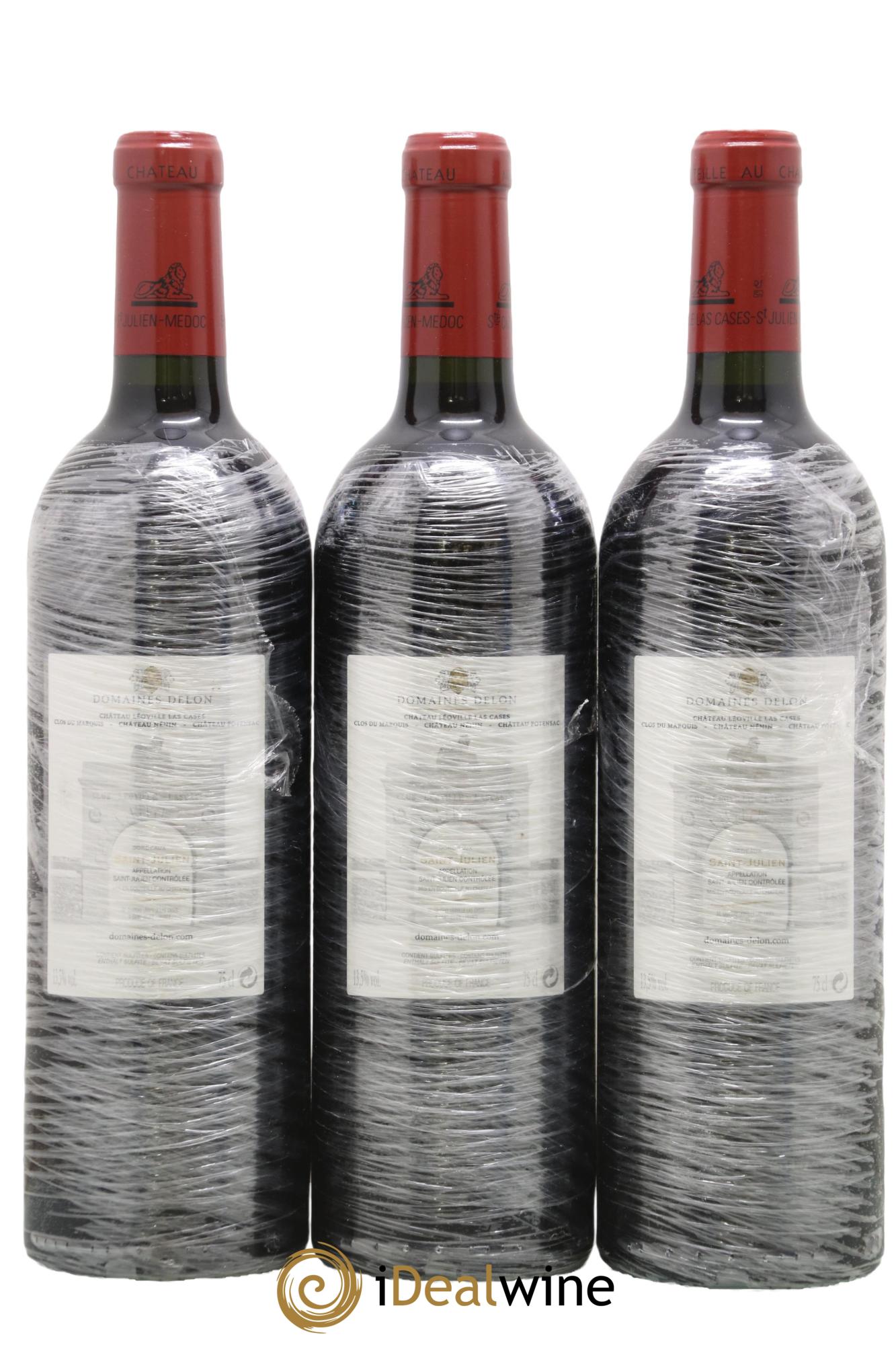 Château Léoville Las Cases 2ème Grand Cru Classé 2015 - Lot de 3 bouteilles - 1