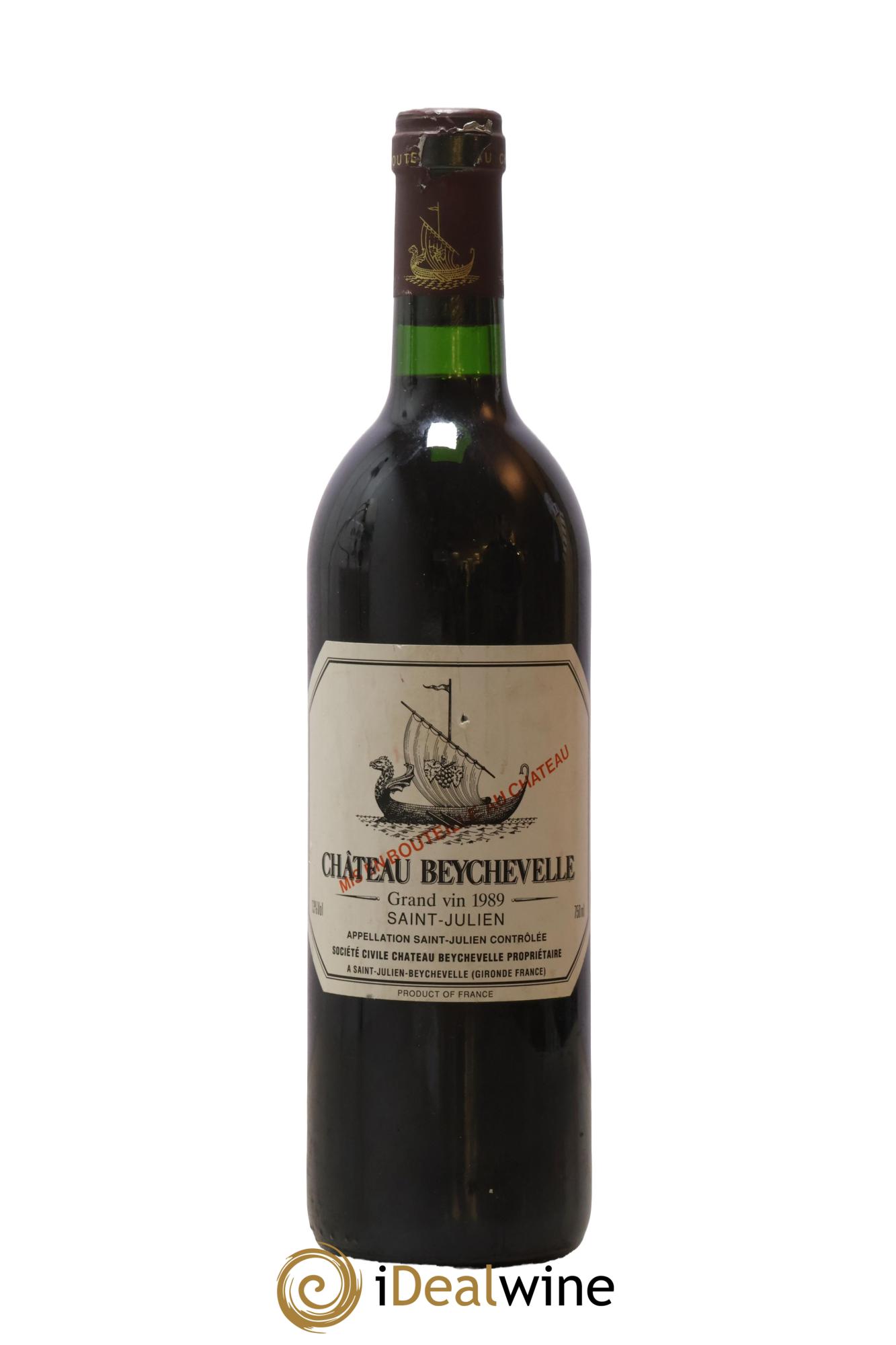 Château Beychevelle 4ème Grand Cru Classé 1989 - Posten von 1 Flasche - 0