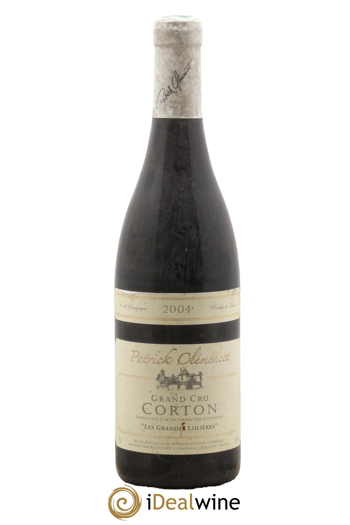 Corton Grand Cru Patrick Clémencet 2004 - Posten von 1 Flasche - 0