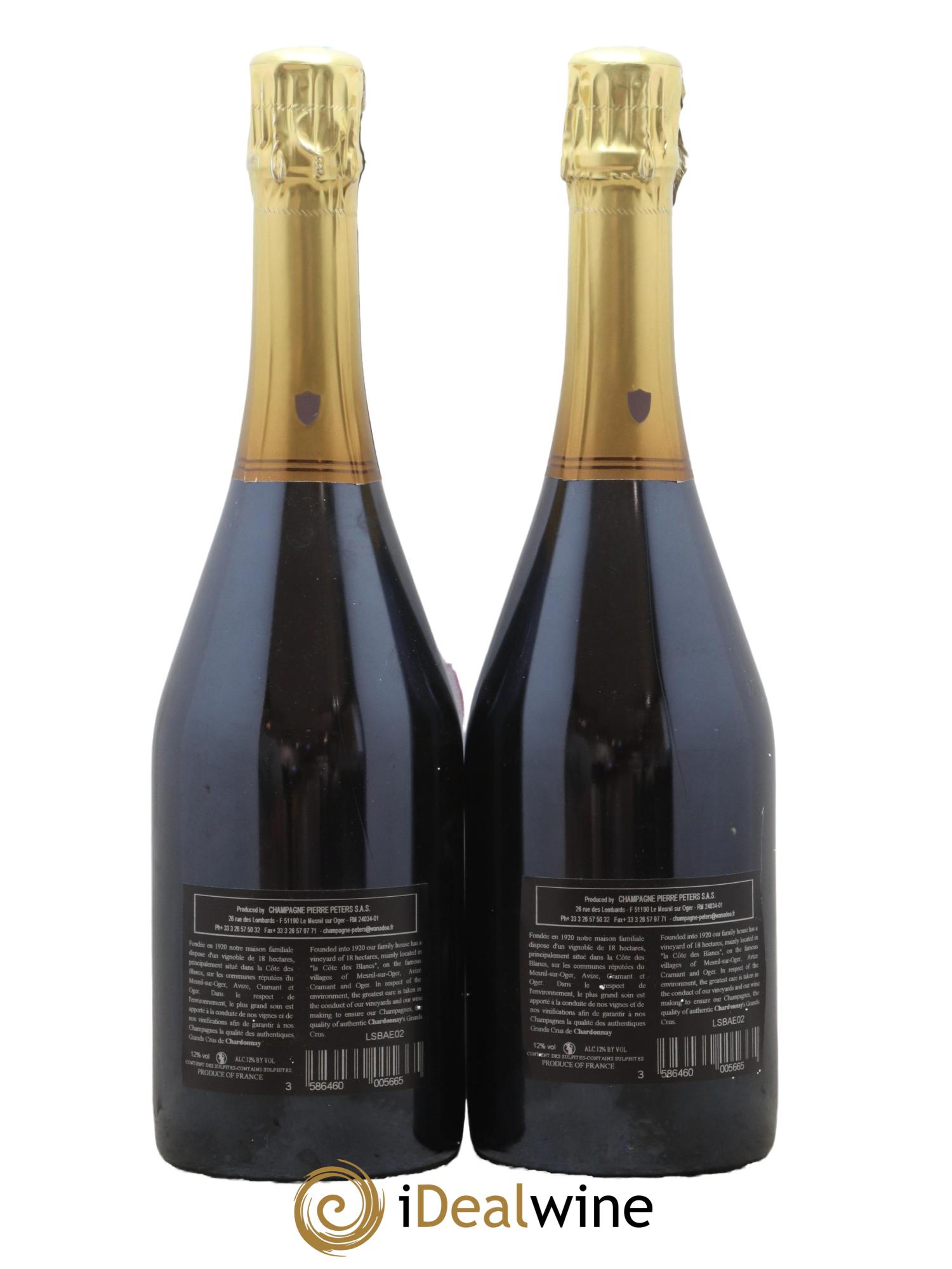 Cuvée Spéciale les Chétillons Blanc de Blancs Brut Pierre Péters  2004 - Lot de 2 bouteilles - 1
