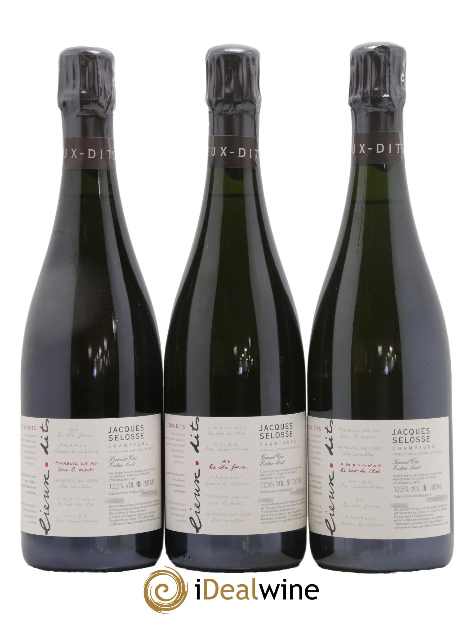 Caisse Collection Lieux-dits Jacques Selosse - Lotto di 6 bottiglie - 2