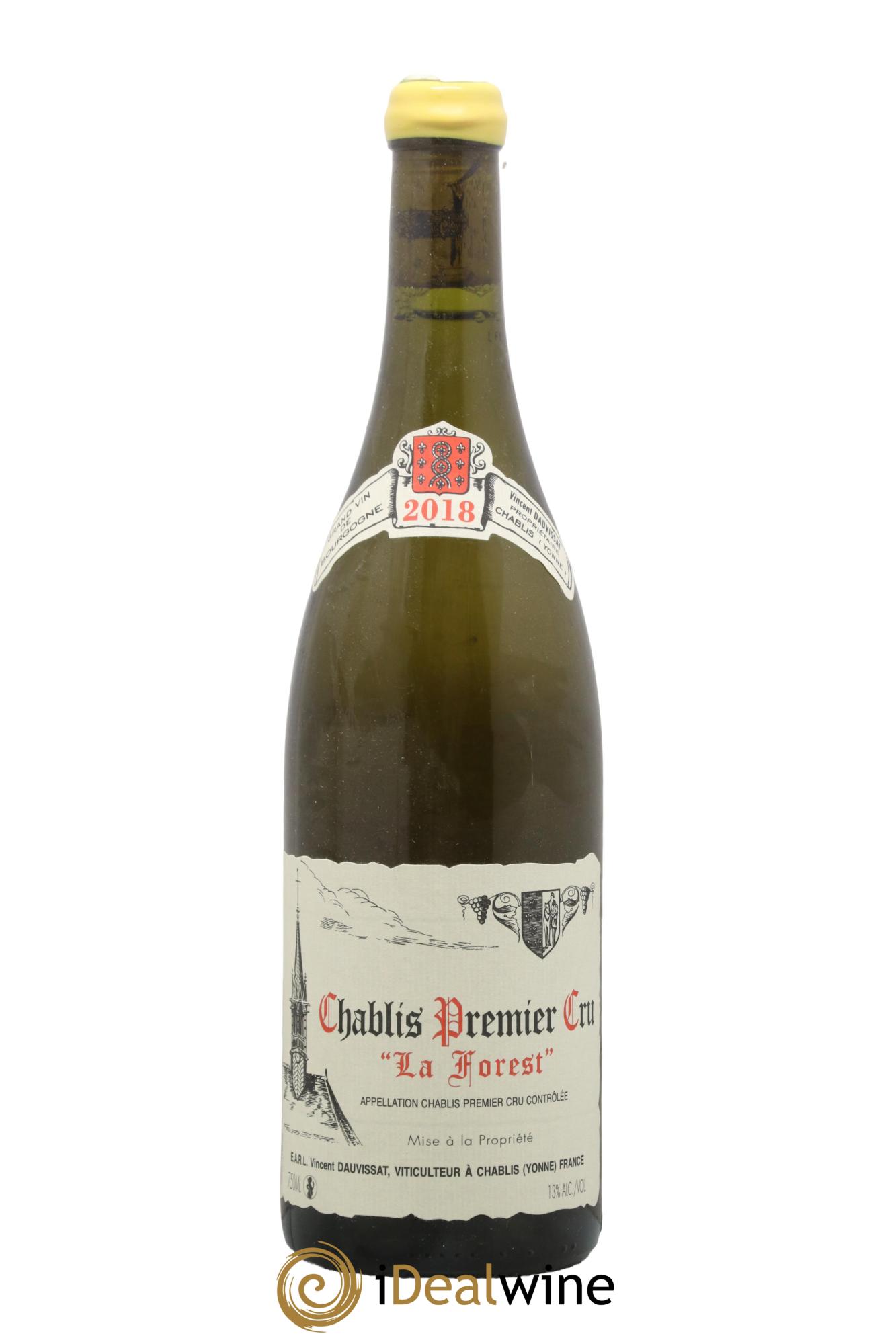Chablis 1er Cru La Forest Vincent Dauvissat (Domaine) 2018 - Lot de 1 bouteille - 0