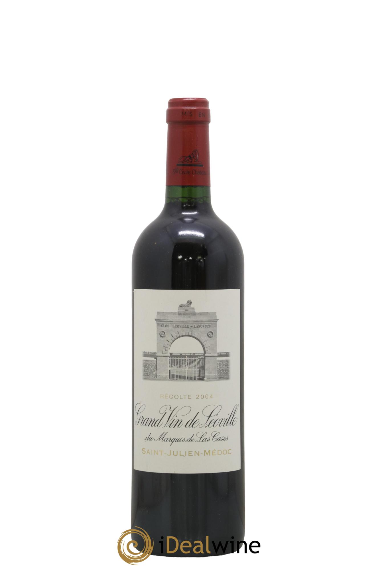 Château Léoville Las Cases 2ème Grand Cru Classé 2004 - Lot of 1 bottle - 0