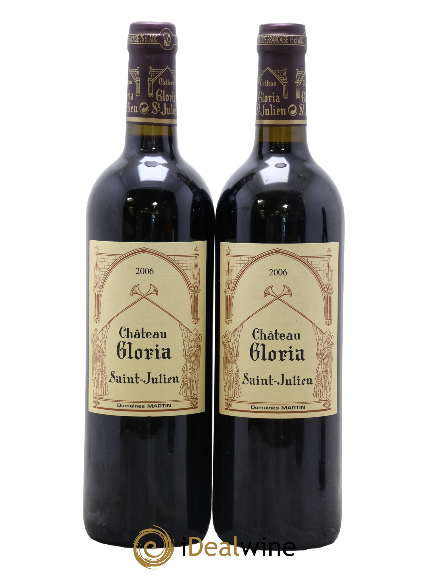 Château Gloria 2006 - Lot of 2 bottles - 0