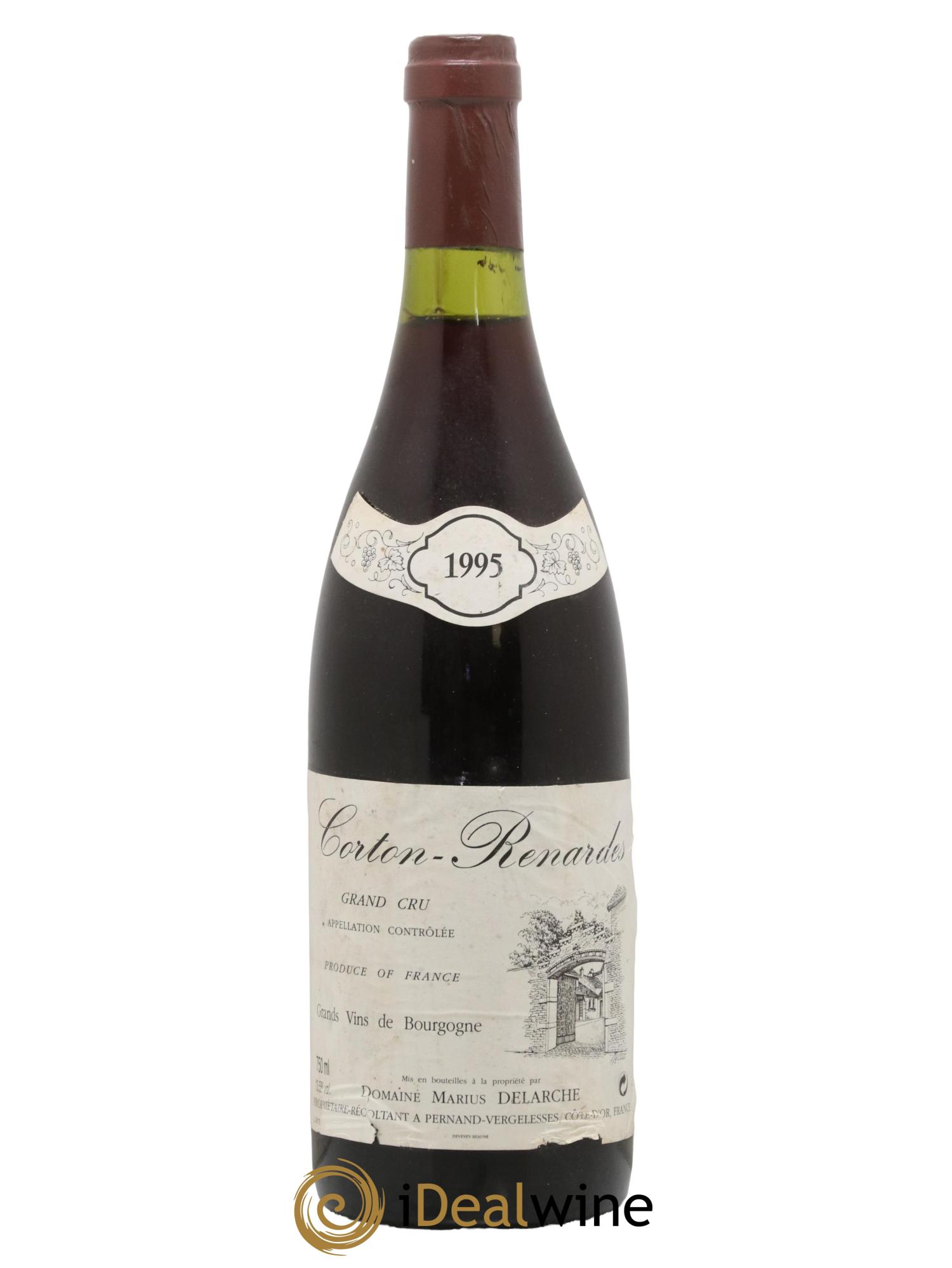 Corton Grand Cru Renardes Marius Delarche 1995 - Lot de 1 bouteille - 0