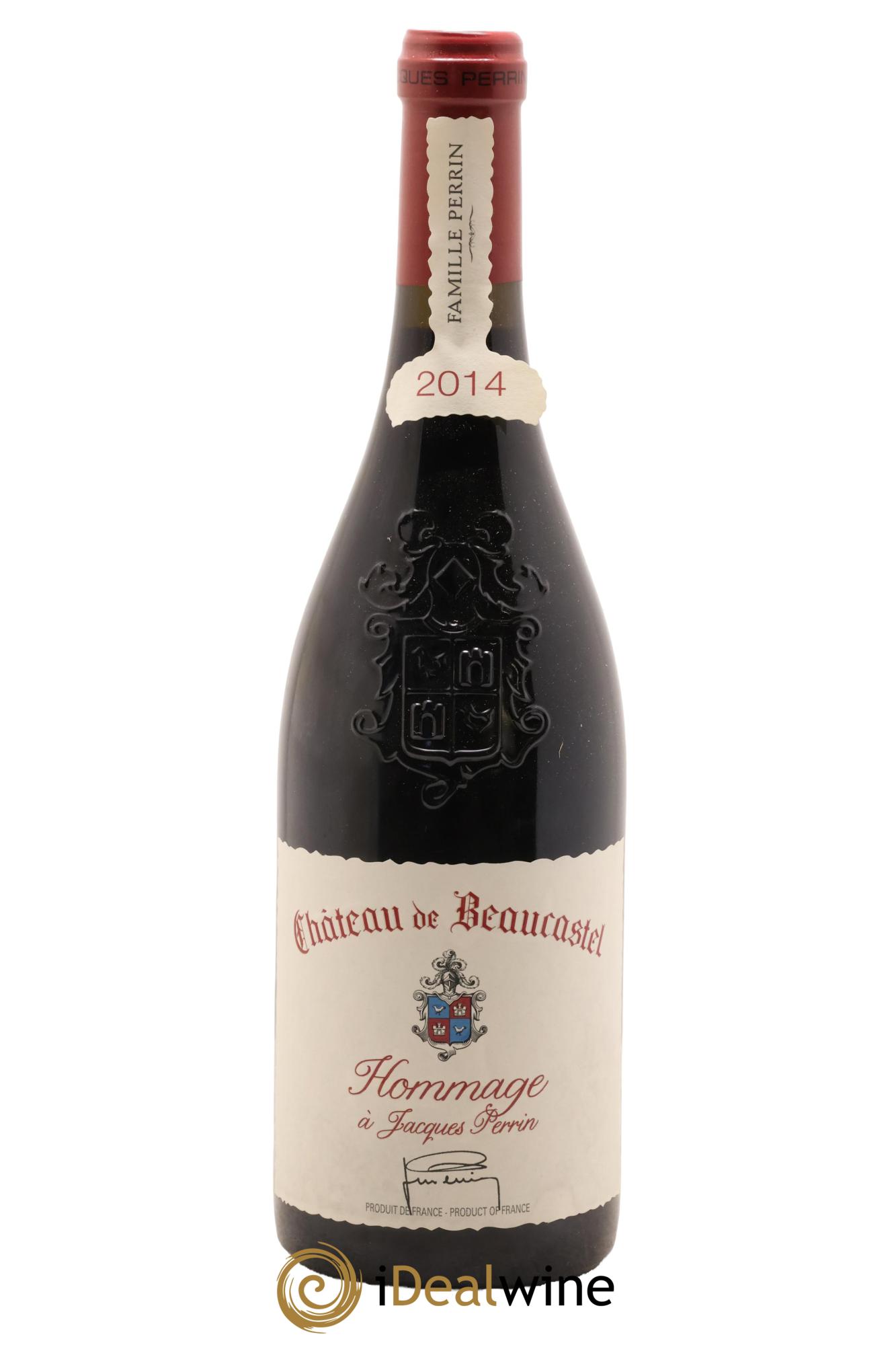 Châteauneuf-du-Pape Château de Beaucastel Hommage à Jacques Perrin Famille Perrin 2014 - Lotto di 1 bottiglia - 0