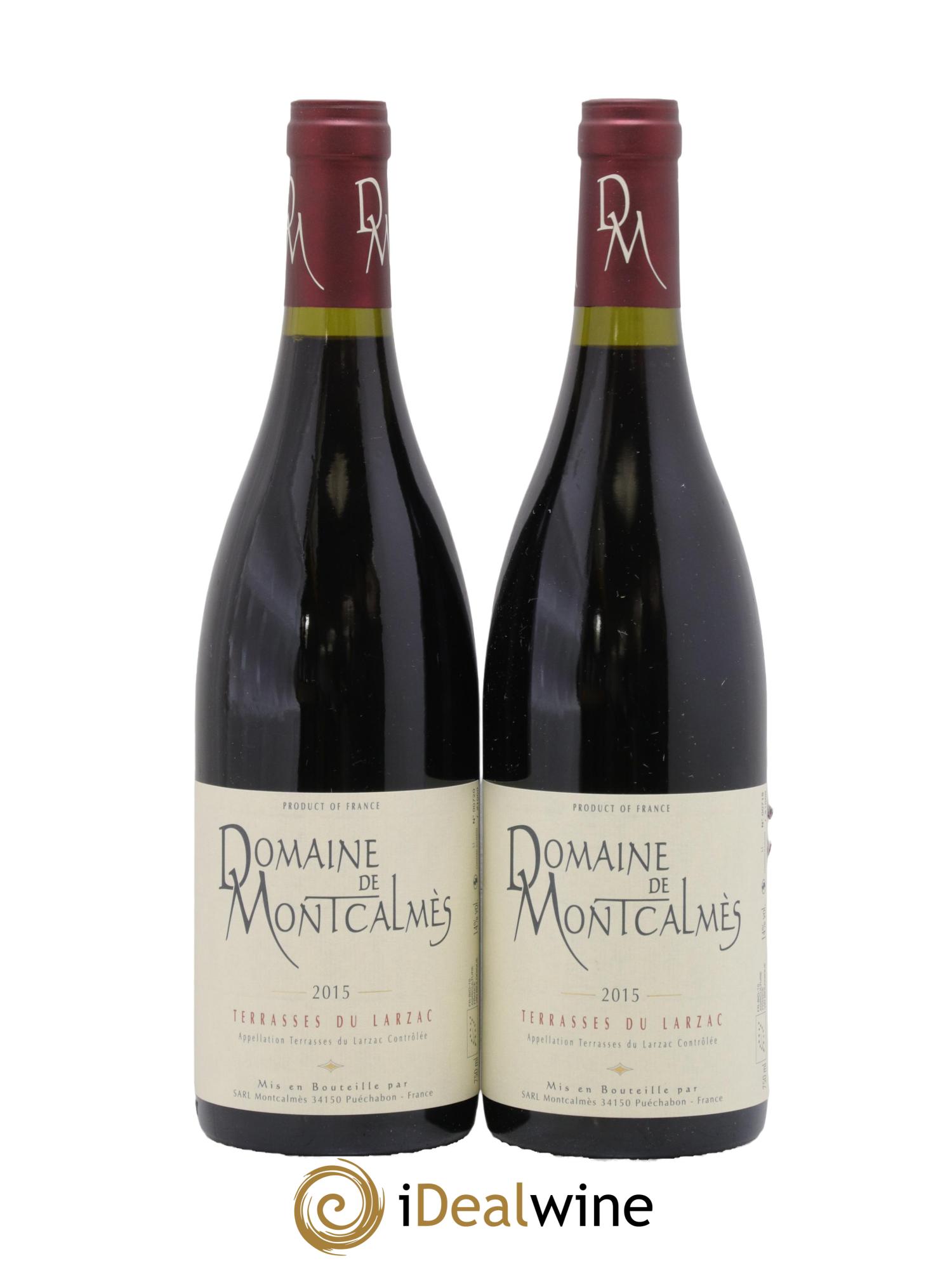 Terrasses du Larzac Domaine de Montcalmès Frédéric Pourtalié 2015 - Posten von 2 Flaschen - 0