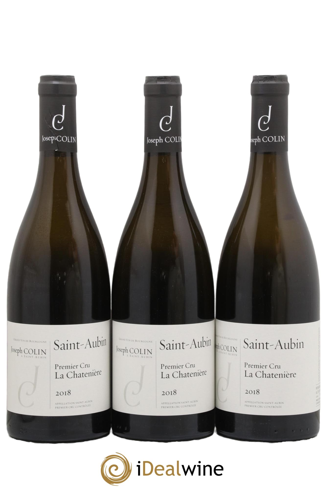 Saint-Aubin 1er Cru La Chatenière Joseph Colin 2018 - Lot de 3 bouteilles - 0