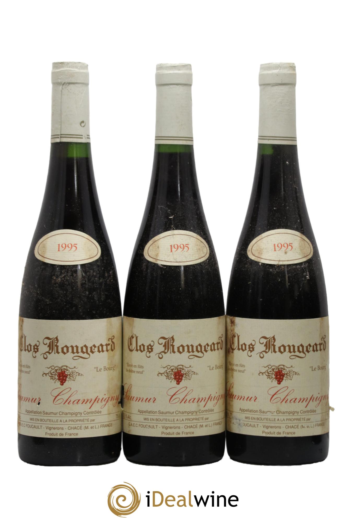 Saumur-Champigny Le Bourg Clos Rougeard  1995 - Lot de 12 bouteilles - 1