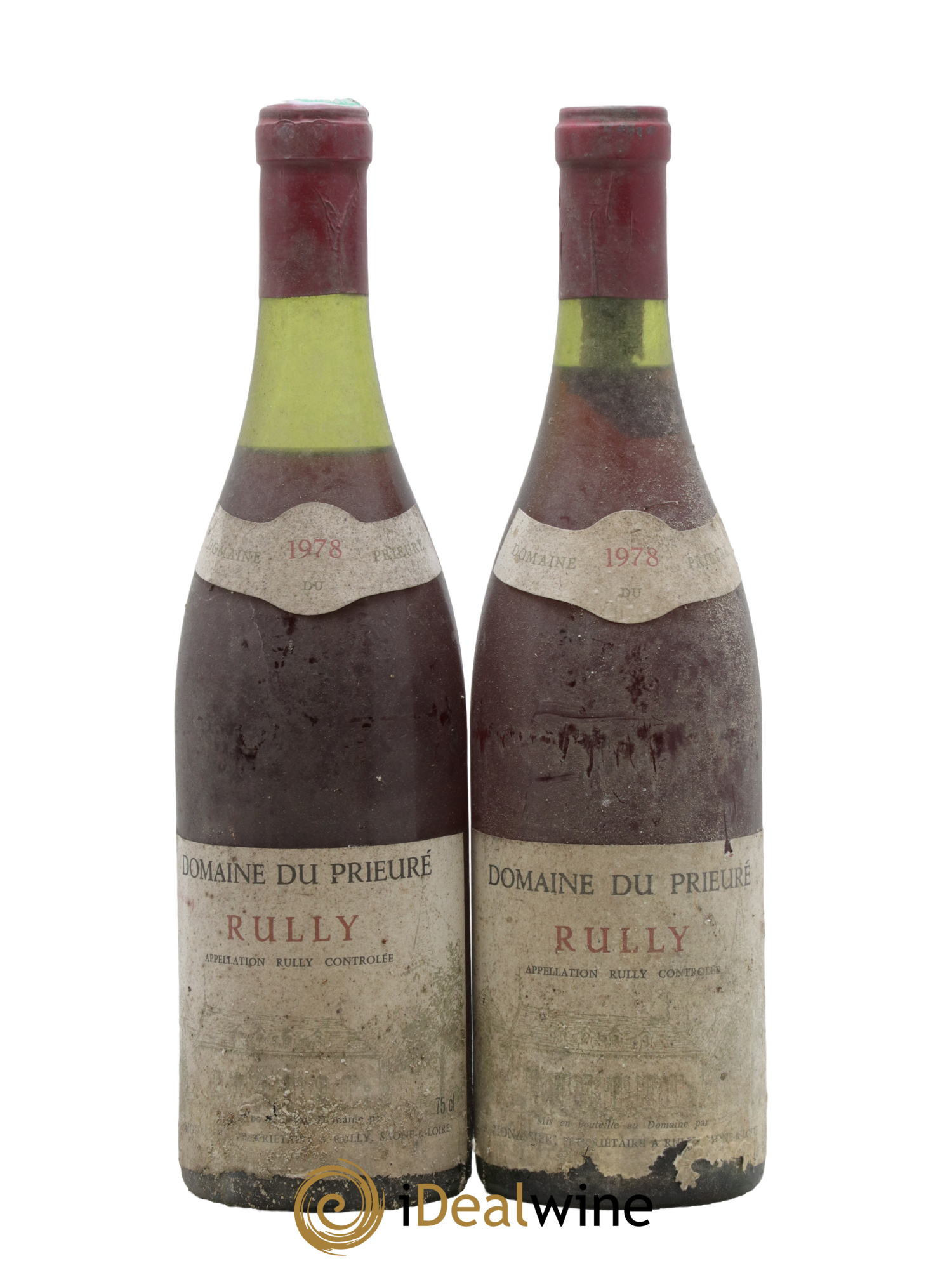 Rully Domaine du Prieuré 1978 - Lot de 2 bouteilles - 0