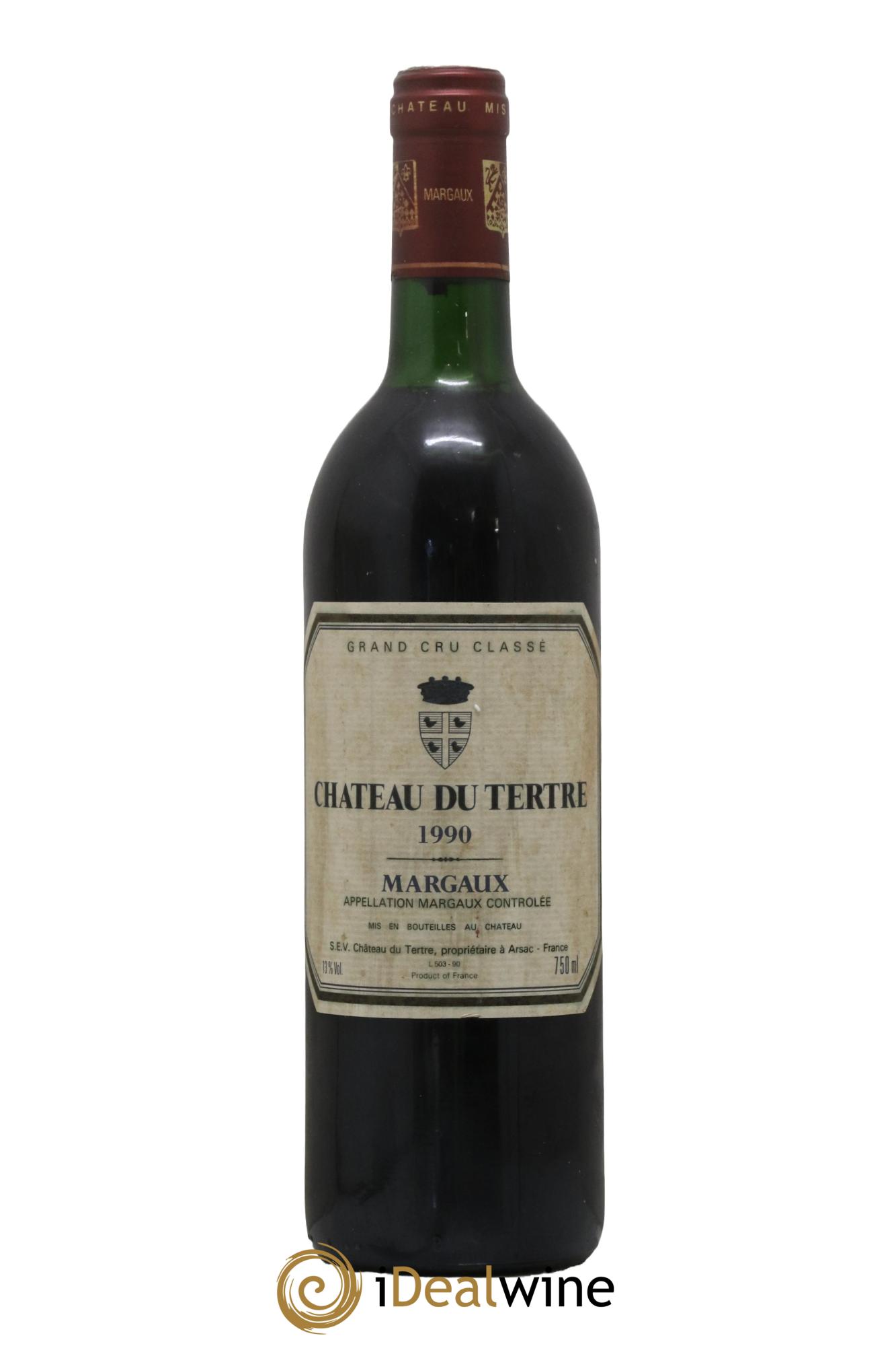 Château du Tertre 5ème Grand Cru Classé 1990 - Posten von 1 Flasche - 0