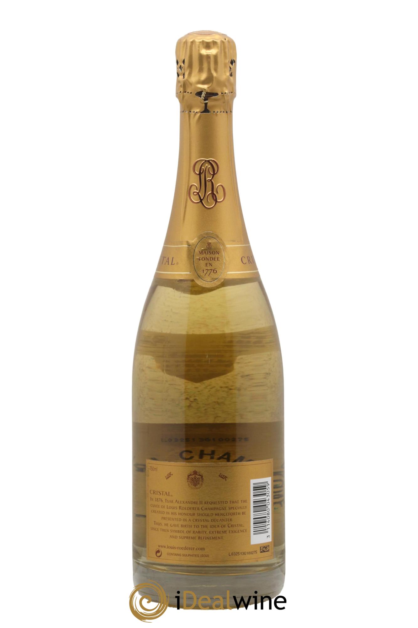 Cristal Louis Roederer 2002 - Lot of 1 bottle - 1